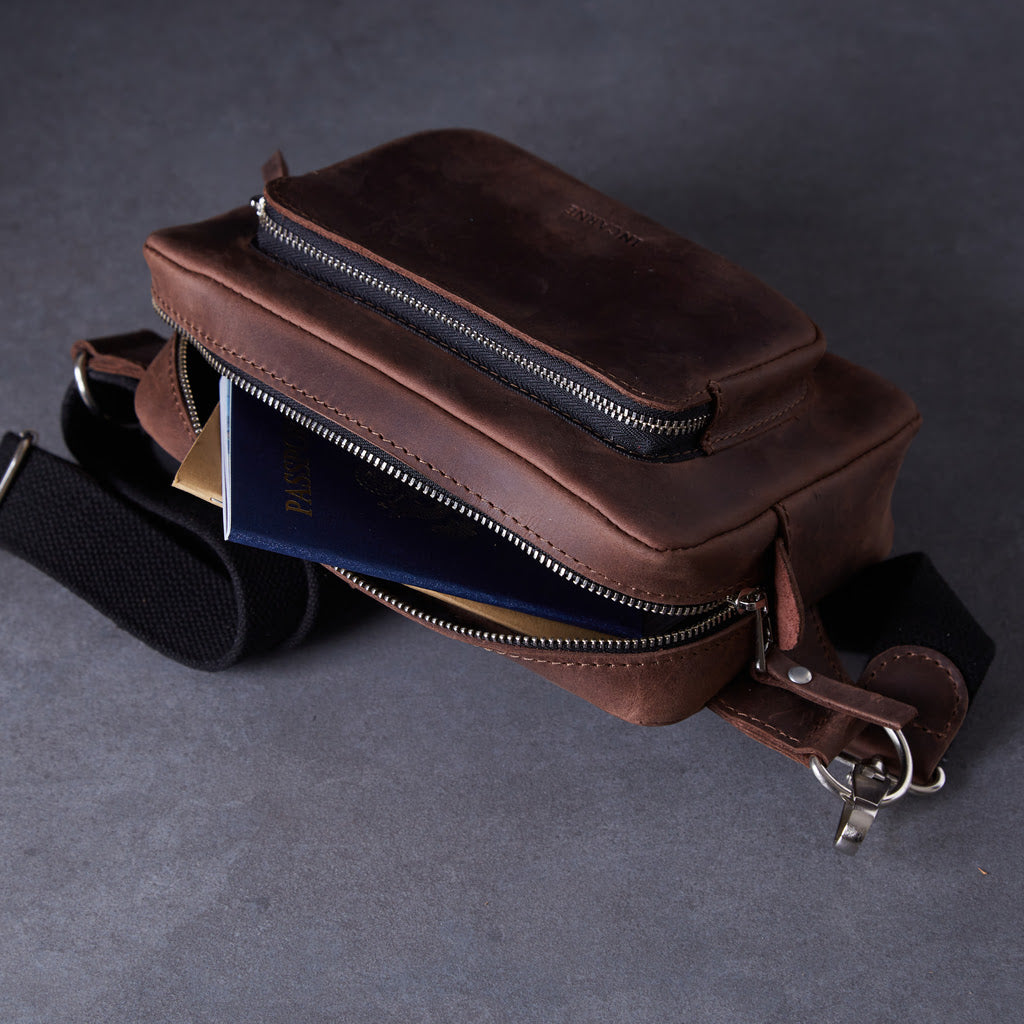 Couple Leather Bum Bag