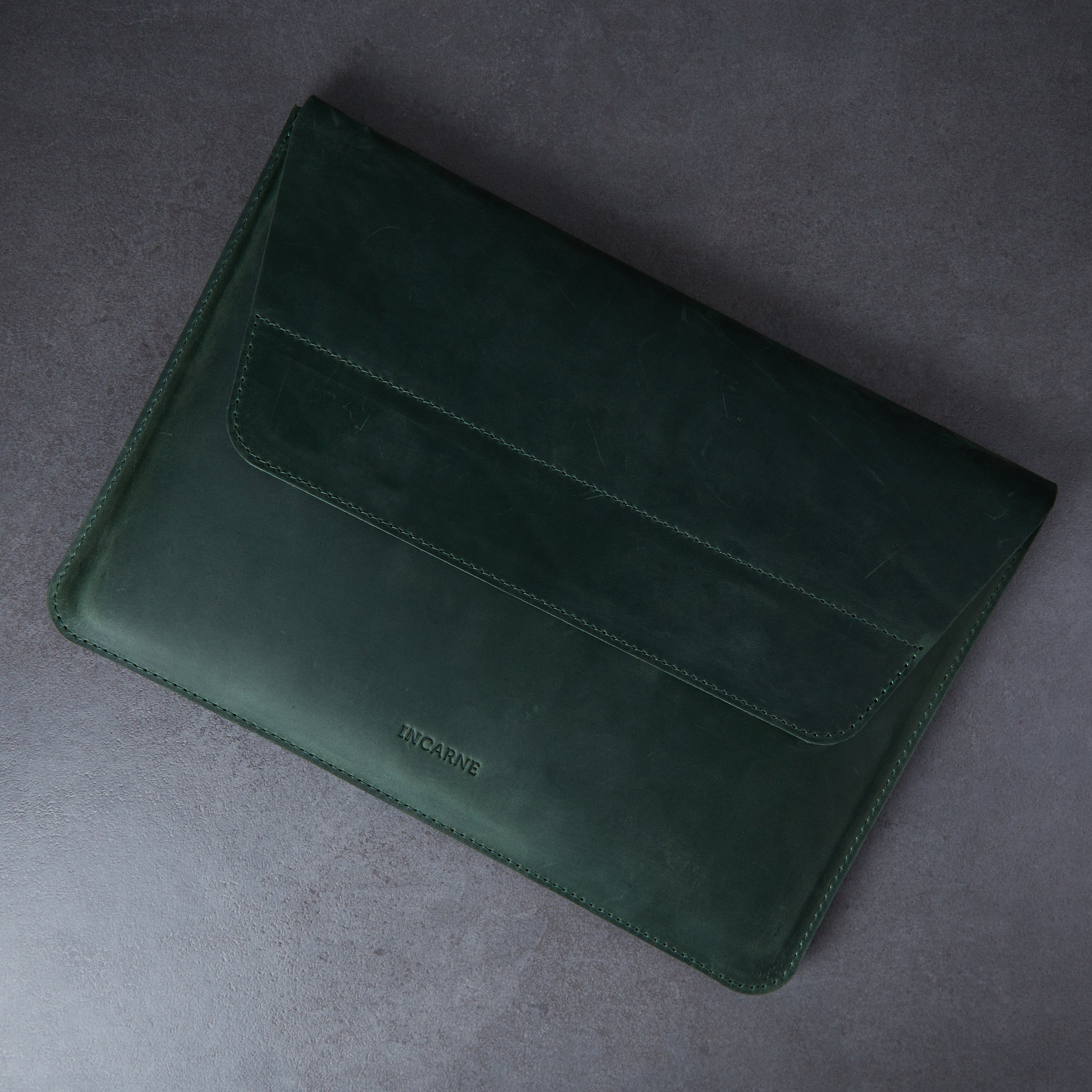 Line Laptop Sleeve, Green (vintage)