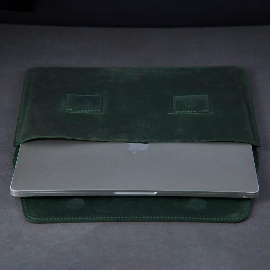 Line Laptop Sleeve, Green (vintage)