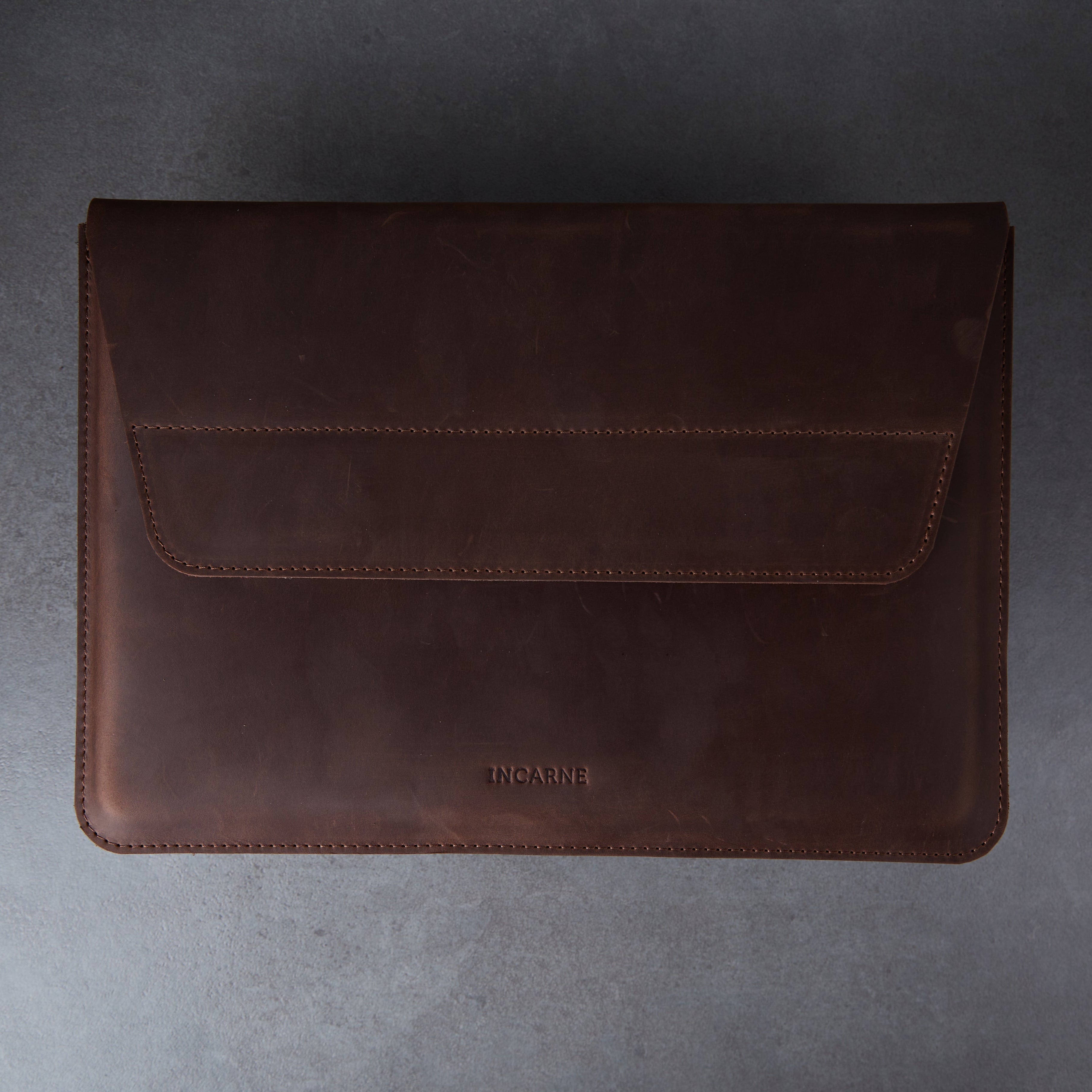 Kožené pouzdro na notebook Line