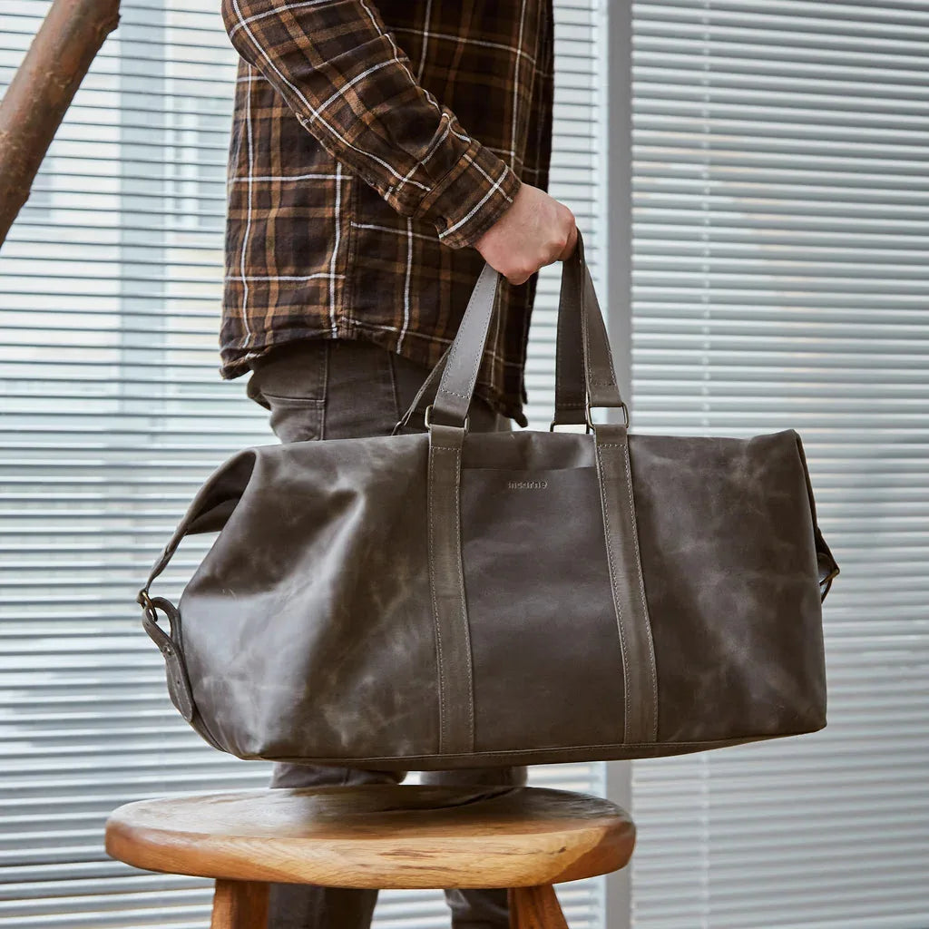 All In Leather Travel Bag - INCARNE® Global