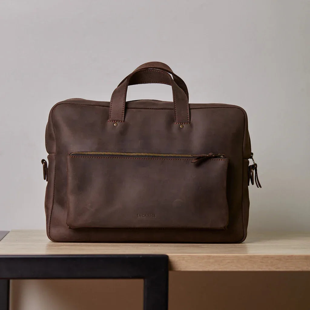 Biz Leather Laptop Bag - INCARNE® Global