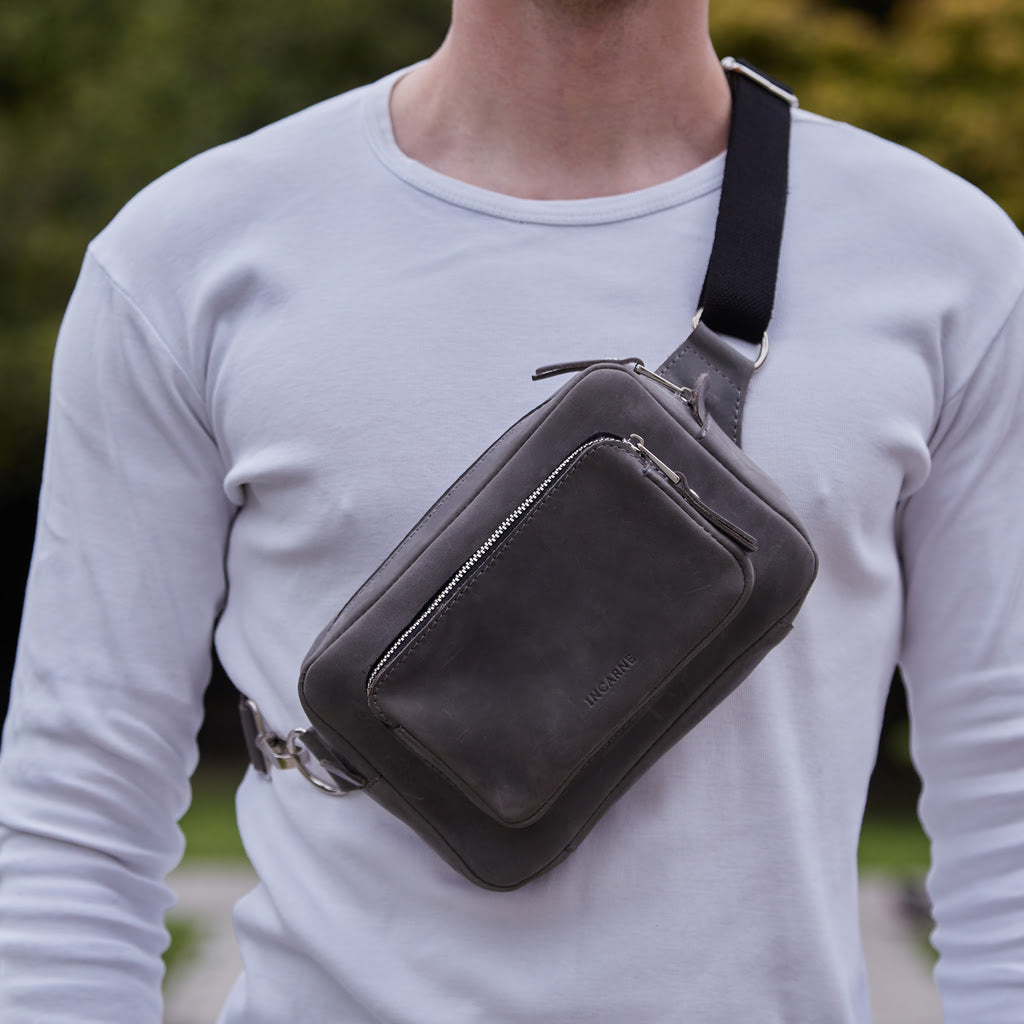 Couple Leather Bum Bag