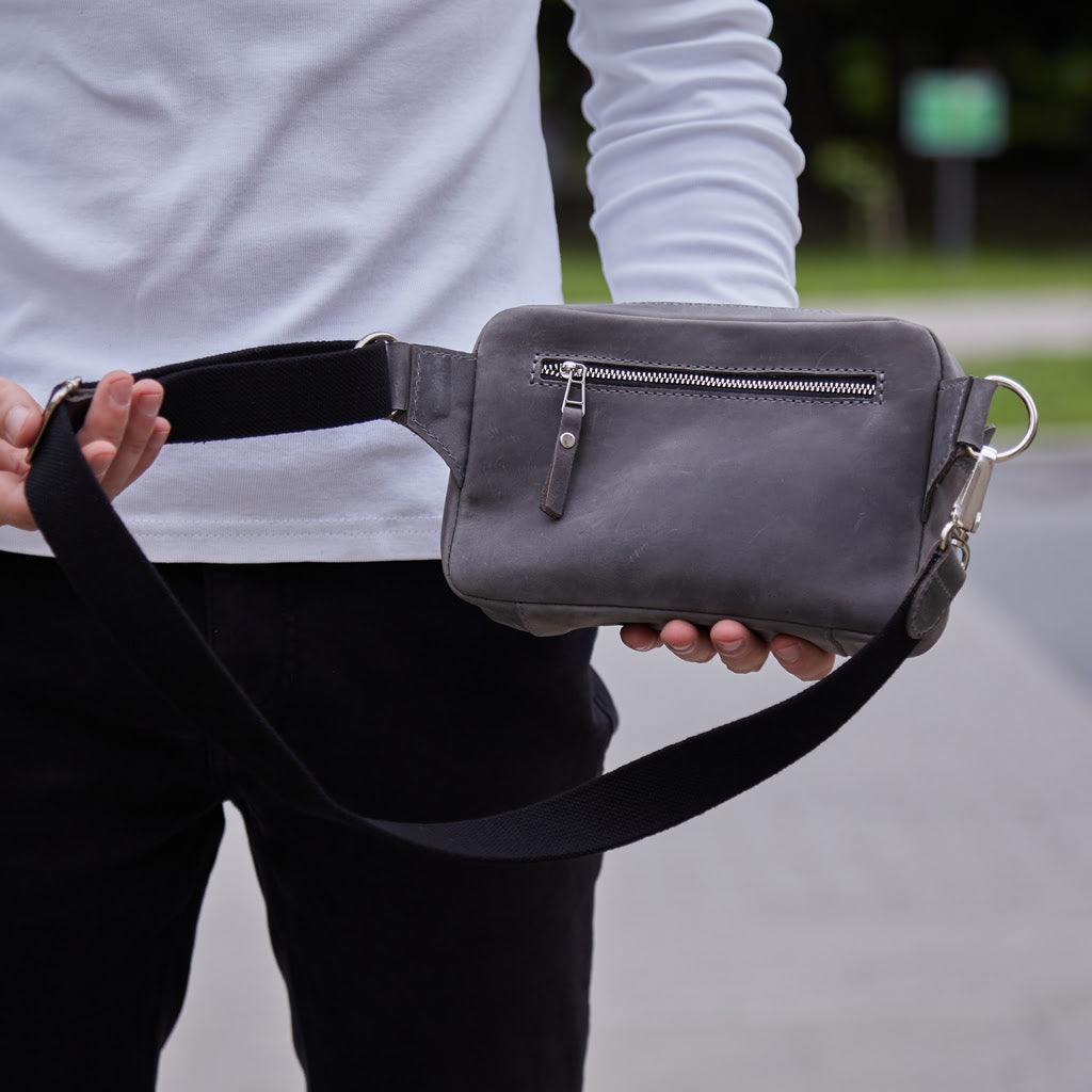 Couple Leather Bum Bag