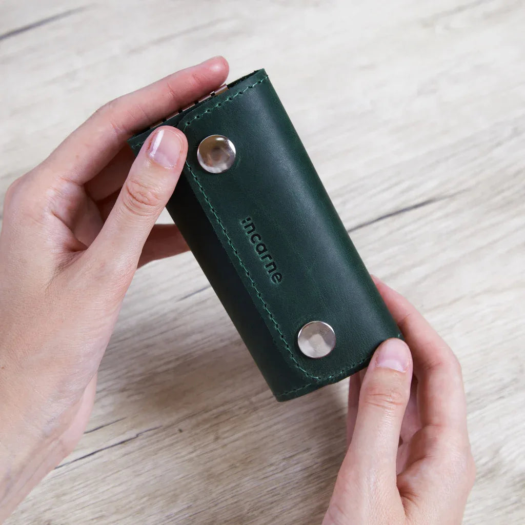 Woody Leather Key Case - INCARNE® Global