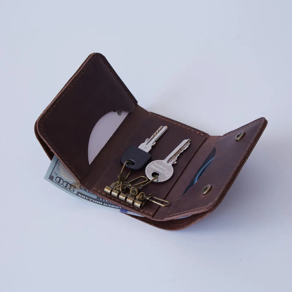 Key Plus Vintage Leather Key Holder and Wallet - INCARNE® Global