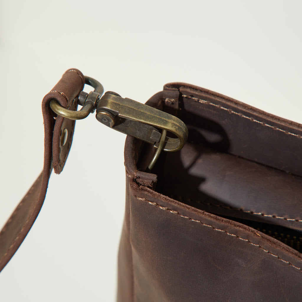 Laptop-Umwandeltasche aus Leder Voyager