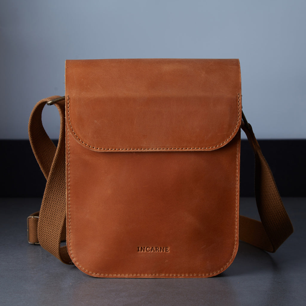 BOLSO DE HOMBRO DE PIEL PARA HOMBRE PORTER