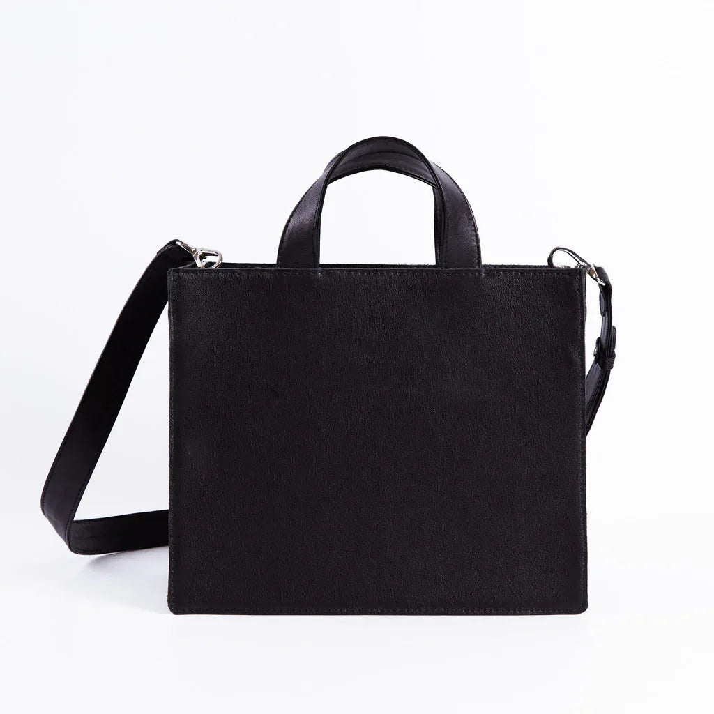 PRE-ORDER 🏷️ Women's genuine leather bag with ornament Berehynia - INCARNE® Global