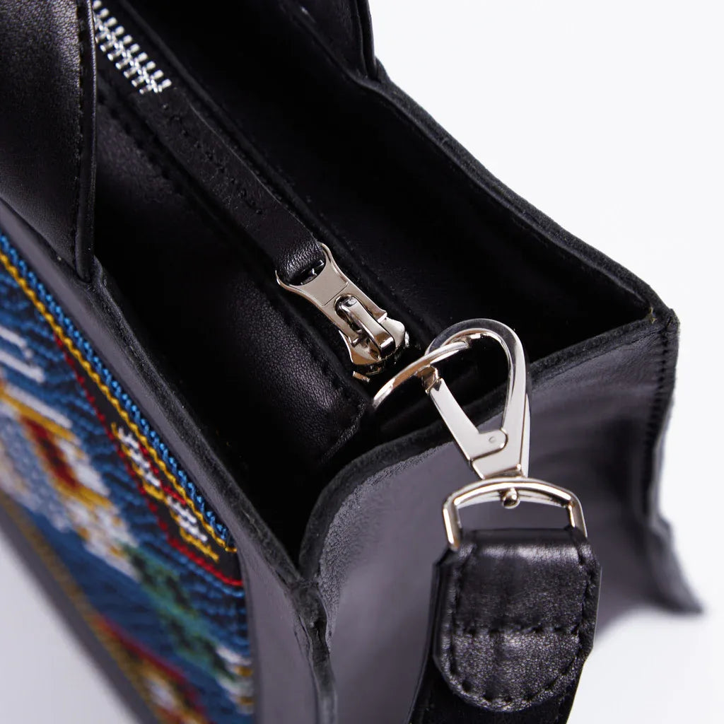 PRE-ORDER 🏷️ Women's genuine leather bag with ornament Berehynia - INCARNE® Global