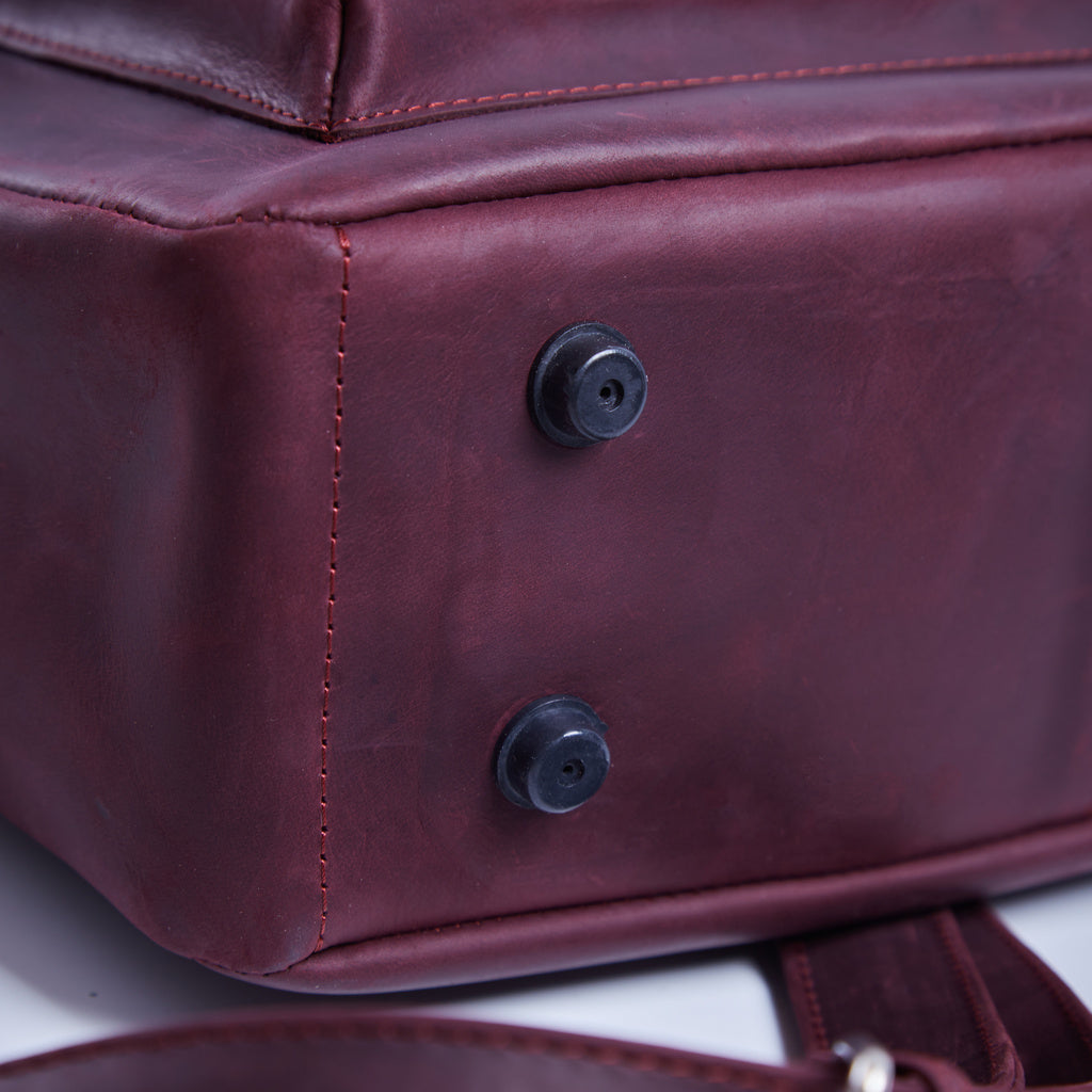 New Traveller Bolso de viaje y diario grande de piel