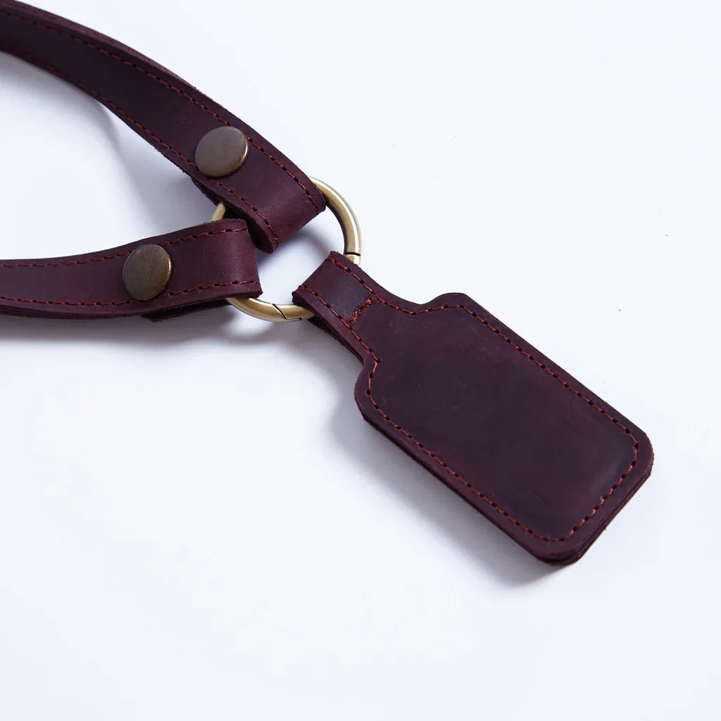 Hat Holder with Belt Made from Vintage Leather Hat Strap - INCARNE® Global