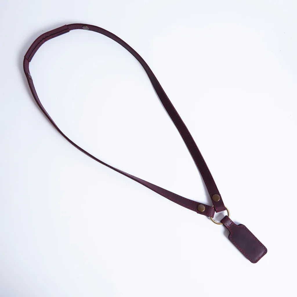 Hat Holder with Belt Made from Vintage Leather Hat Strap - INCARNE® Global