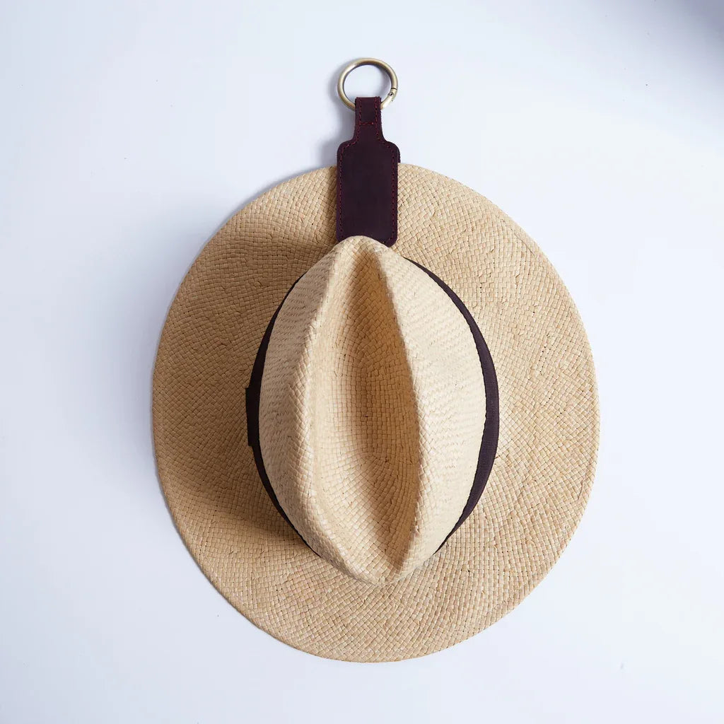 Hat Holder Made from Vintage Leather Wander Hat - INCARNE® Global
