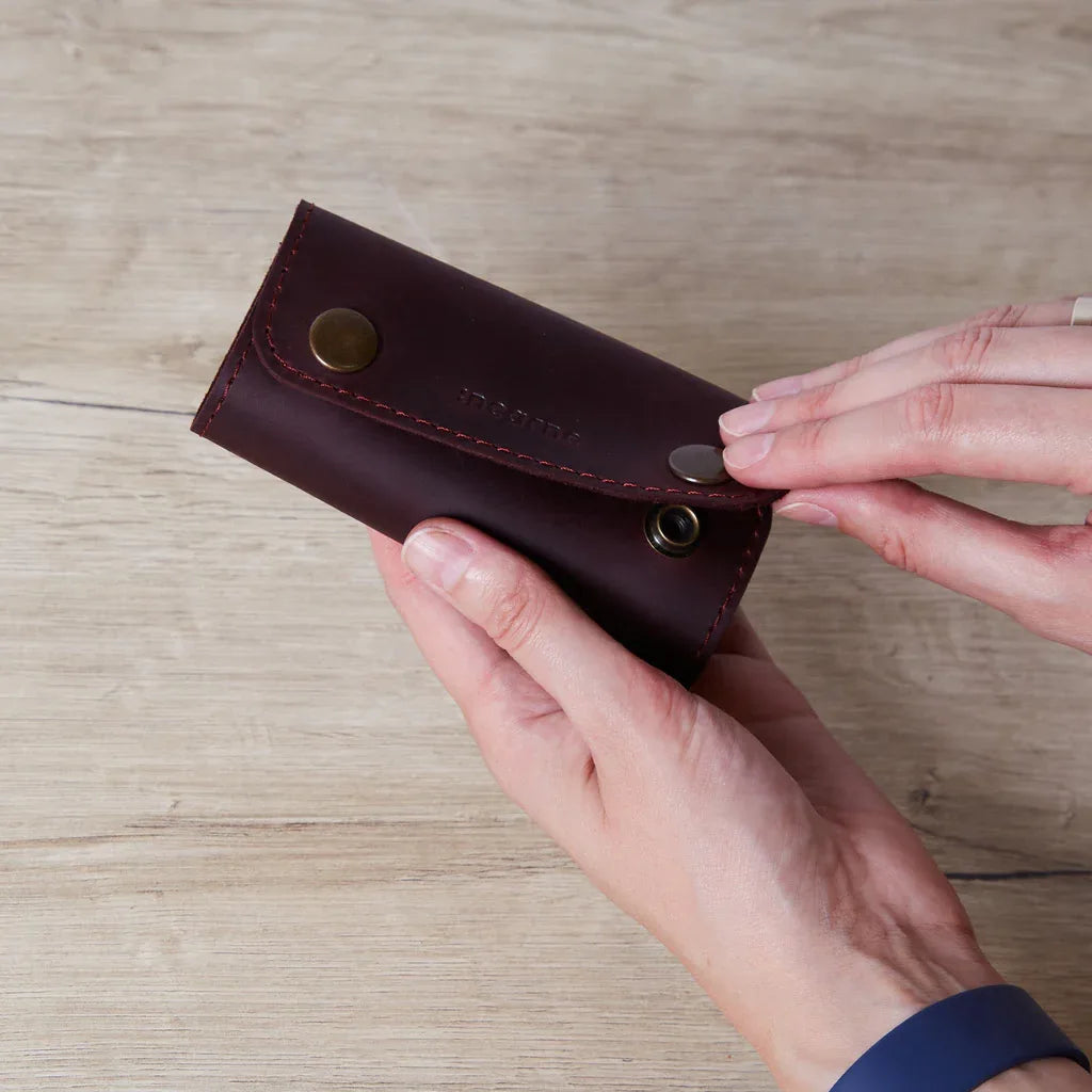 Woody Leather Key Case - INCARNE® Global