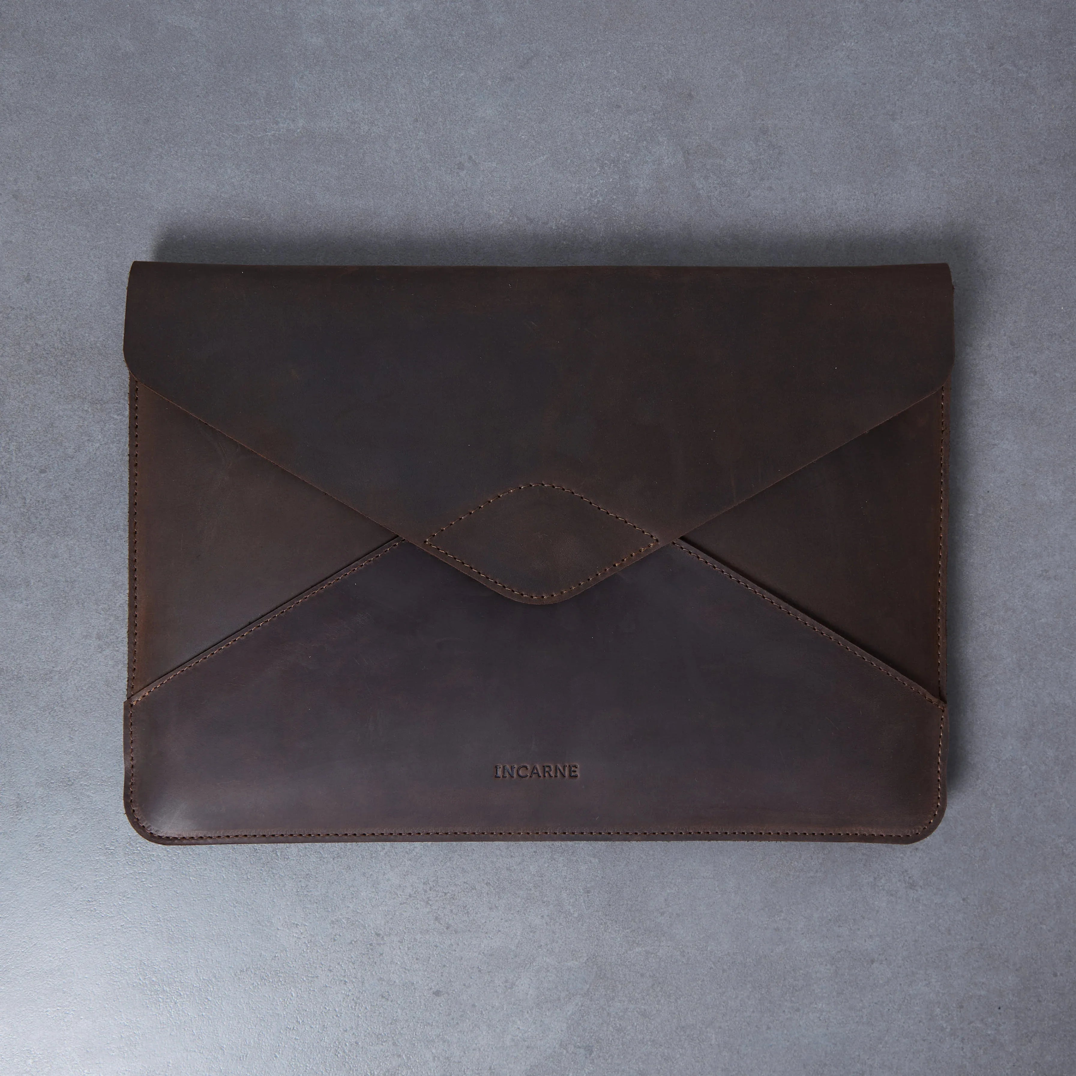 Message Laptop Sleeve, Brown (vintage) - INCARNE® Global