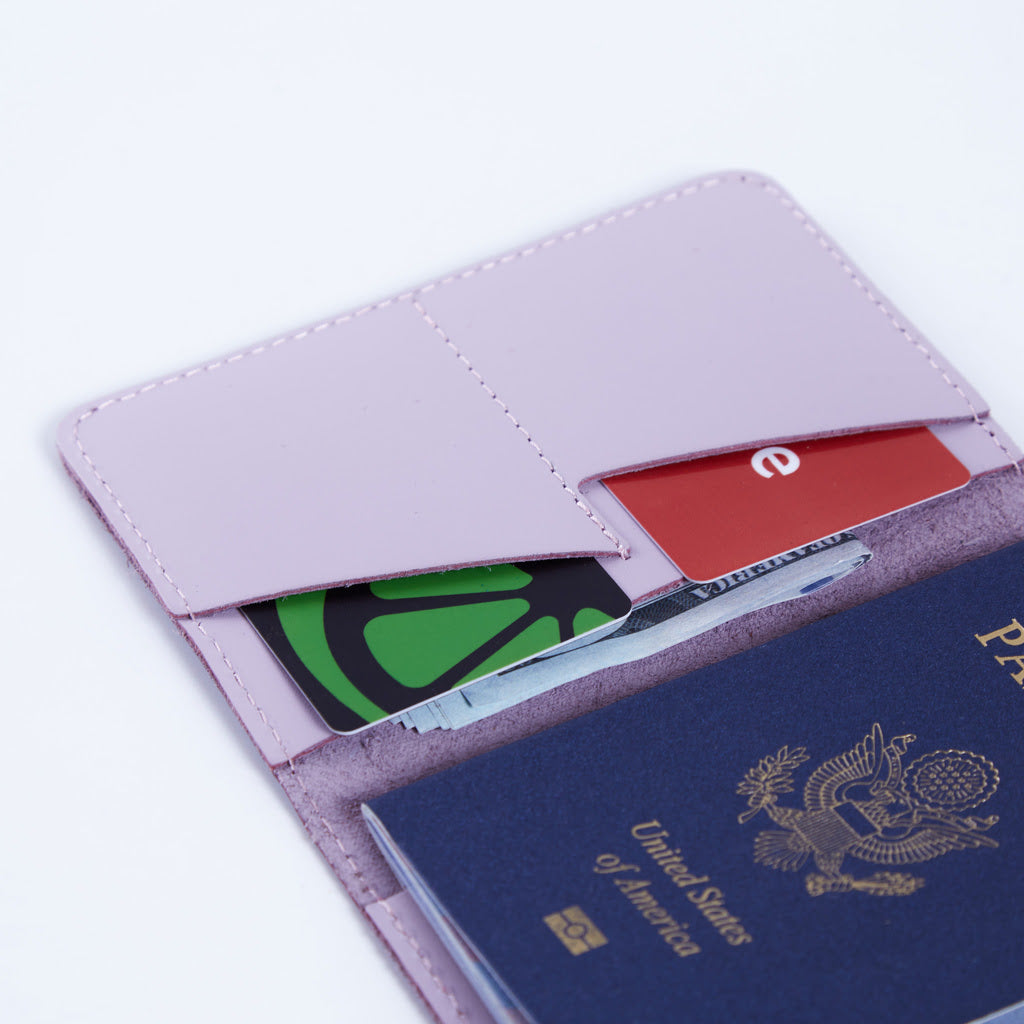 Étui pour passeport avec le grand sceau des États-Unis en cuir classique
