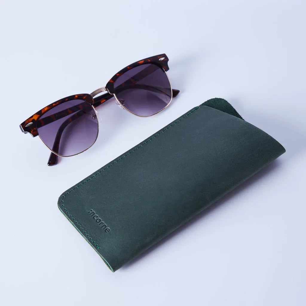 Catch Leather Eyeglass Case - INCARNE® Global