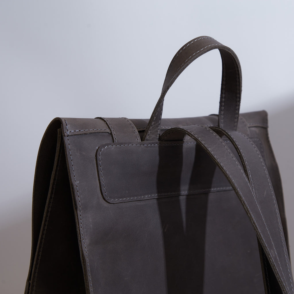 Gloria Lederrucksack mit Laptopfach