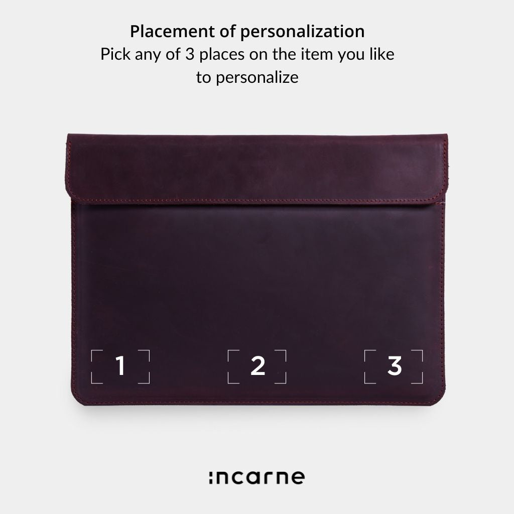 Klouz Laptop Sleeve, Burgundy (vintage)