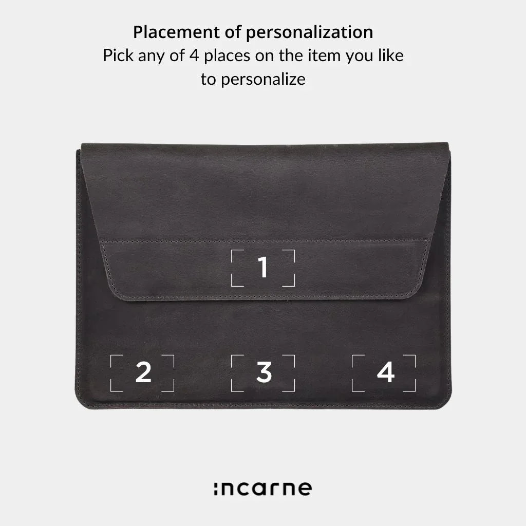 Line Laptop Sleeve, Gray (vintage) - INCARNE® Global