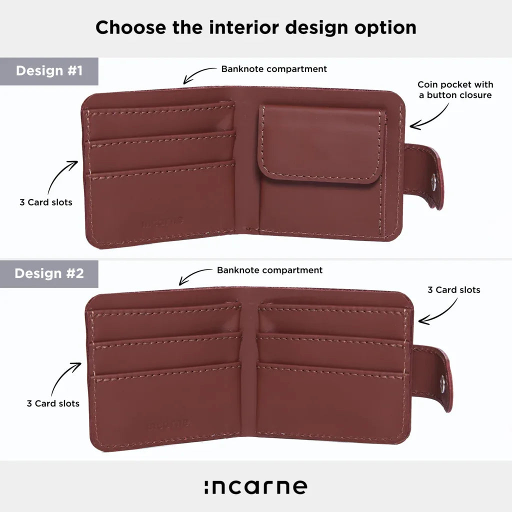 Mini Jack wallet made from classic leather - INCARNE® Global