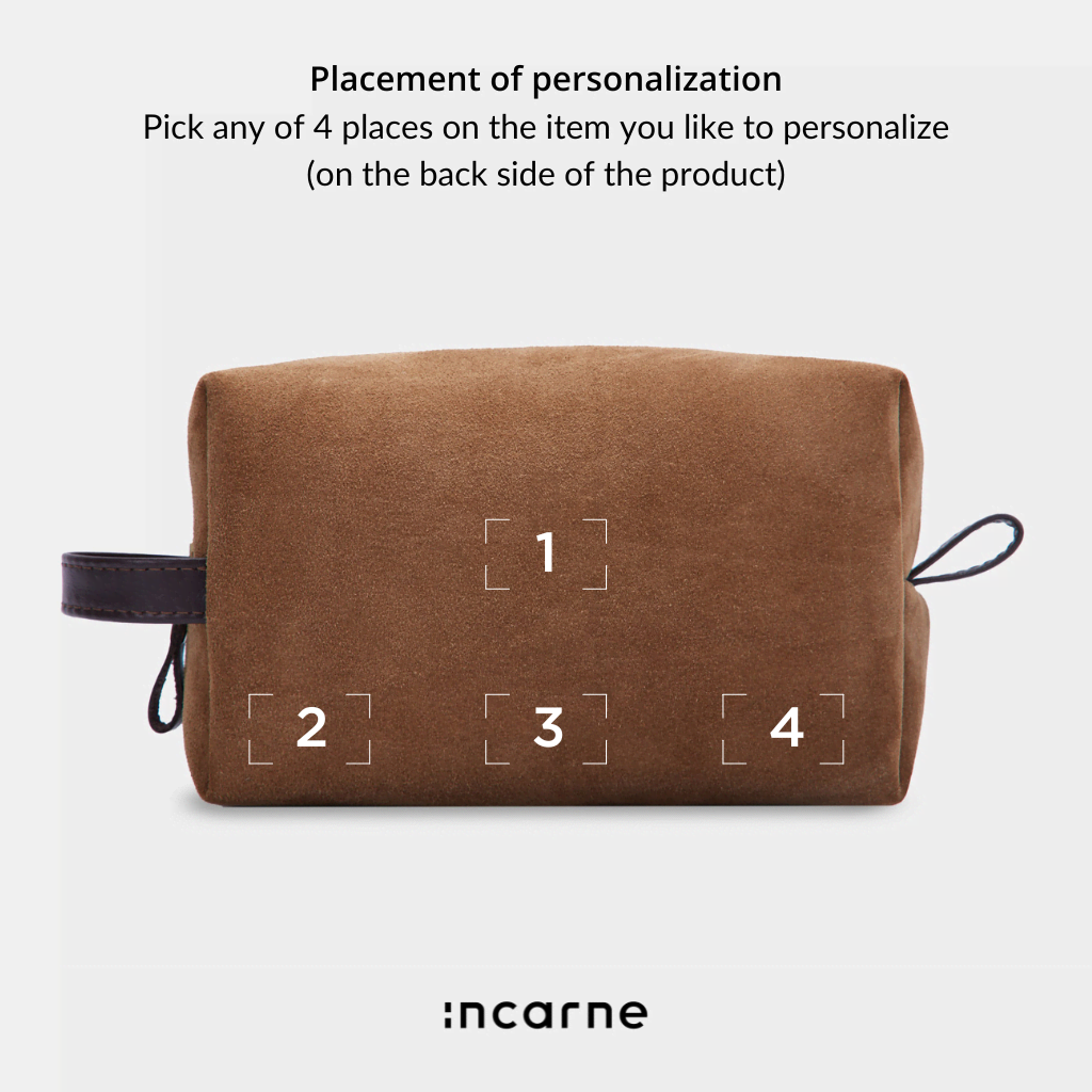 Mirage Cosmetic Bag Set, Rust (velour)