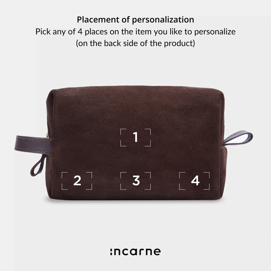 Mirage Cosmetic Bag Set, Brown (velour)