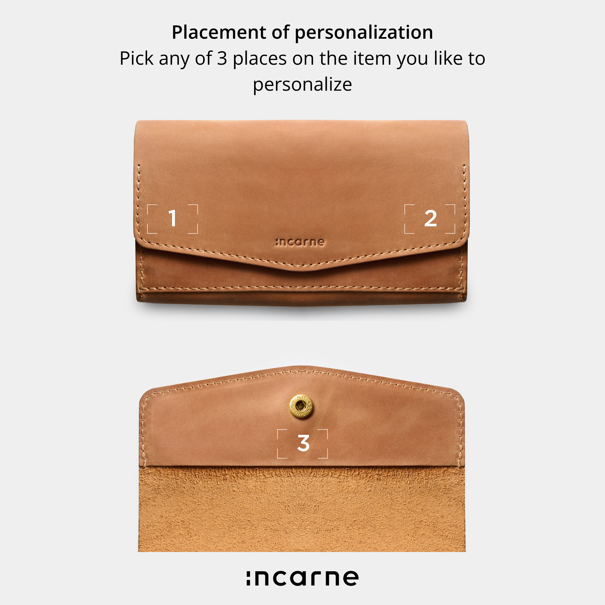 Cartera simple tipo clutch