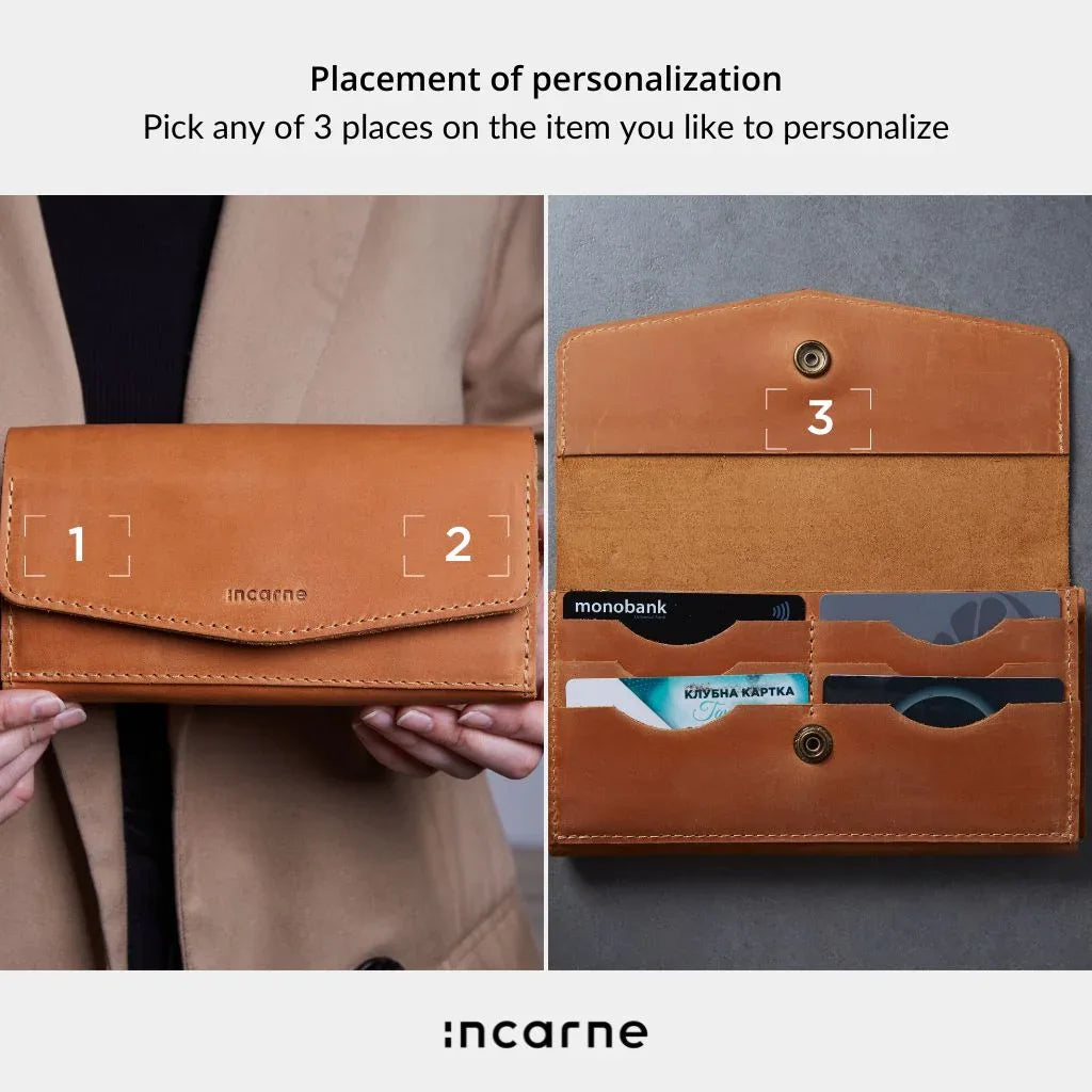 Simple Capacious Leather Wallet - INCARNE® Global
