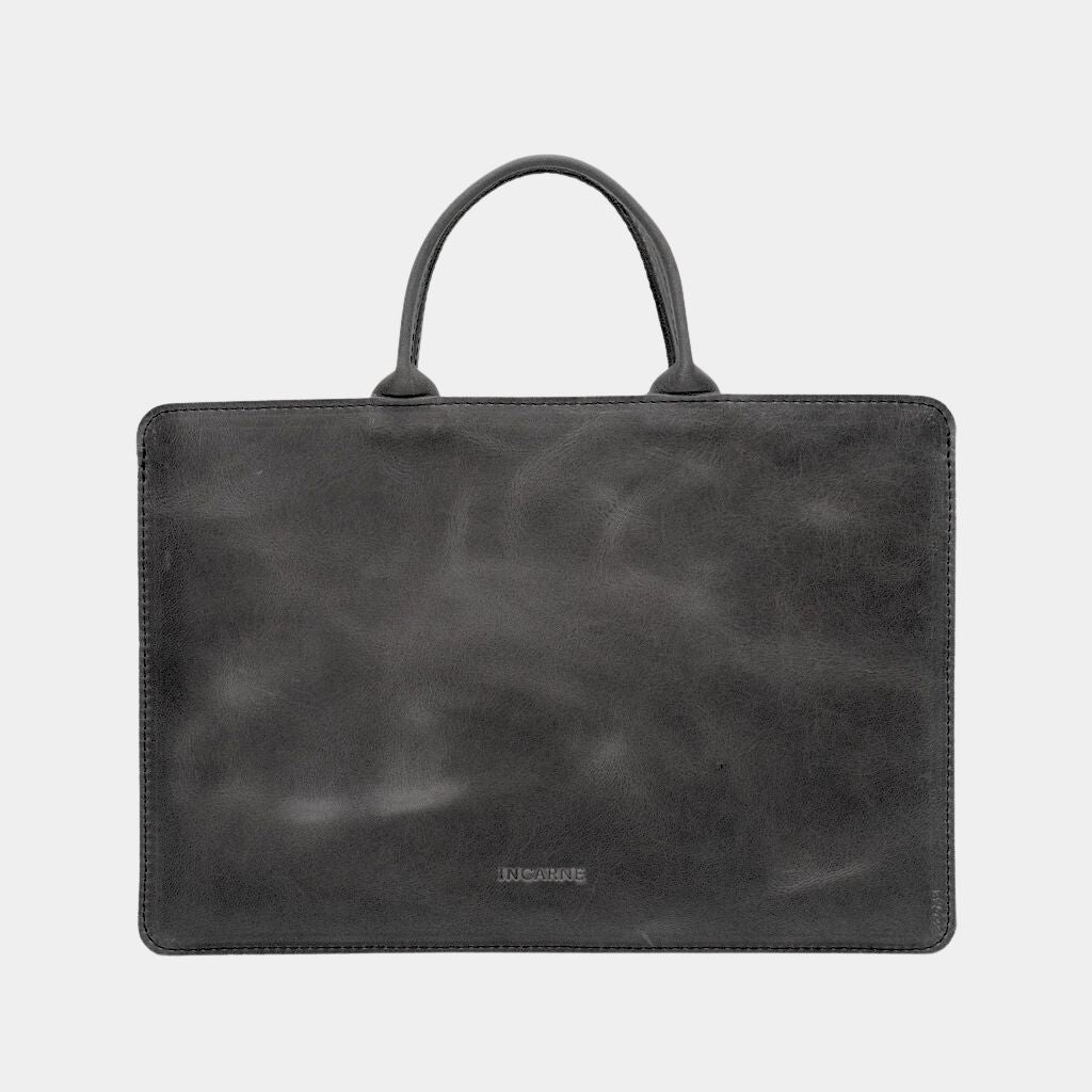 Manche d'ordinateur portable en cuir de tige