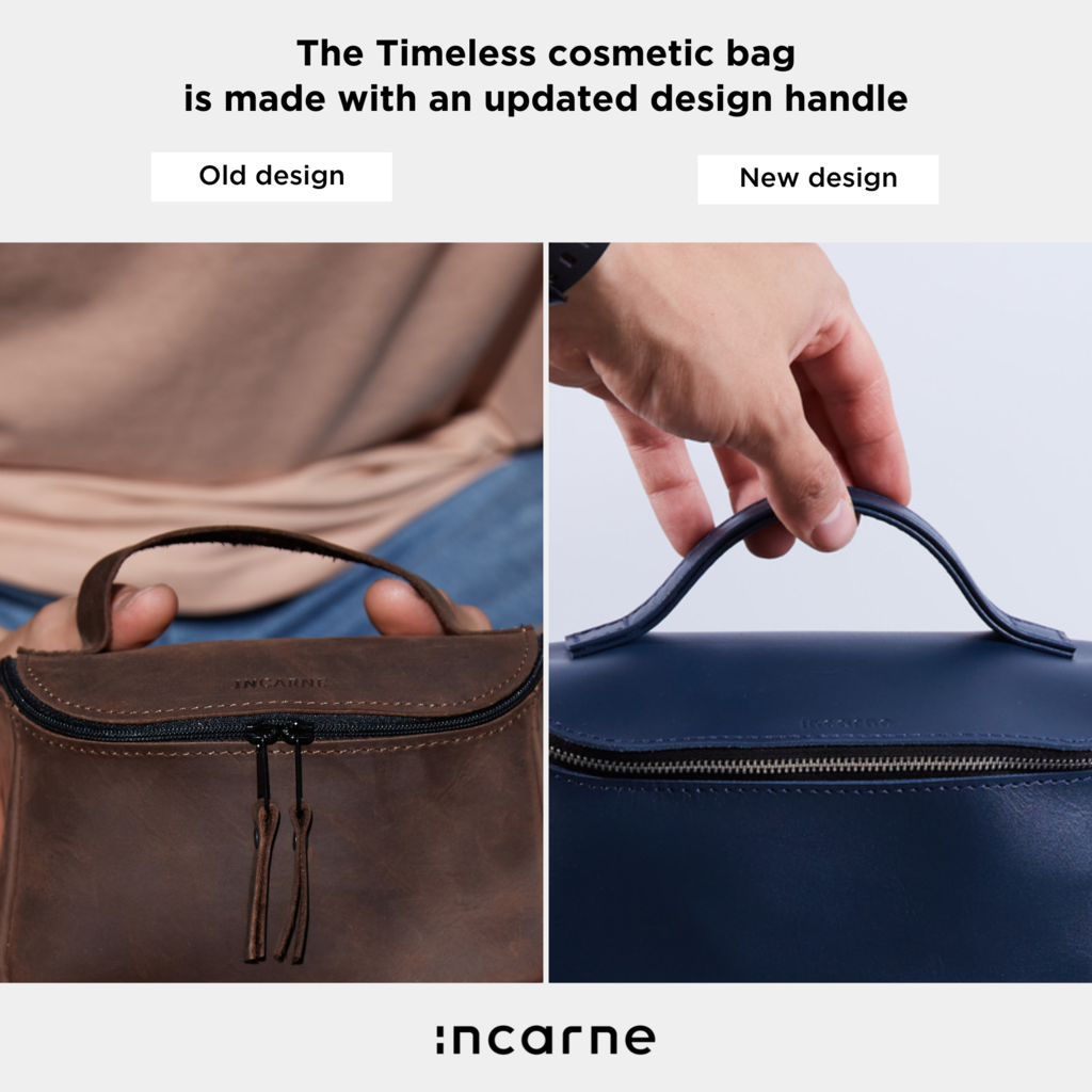 Kosmetyczka Timeless wykonana ze skóry vintage