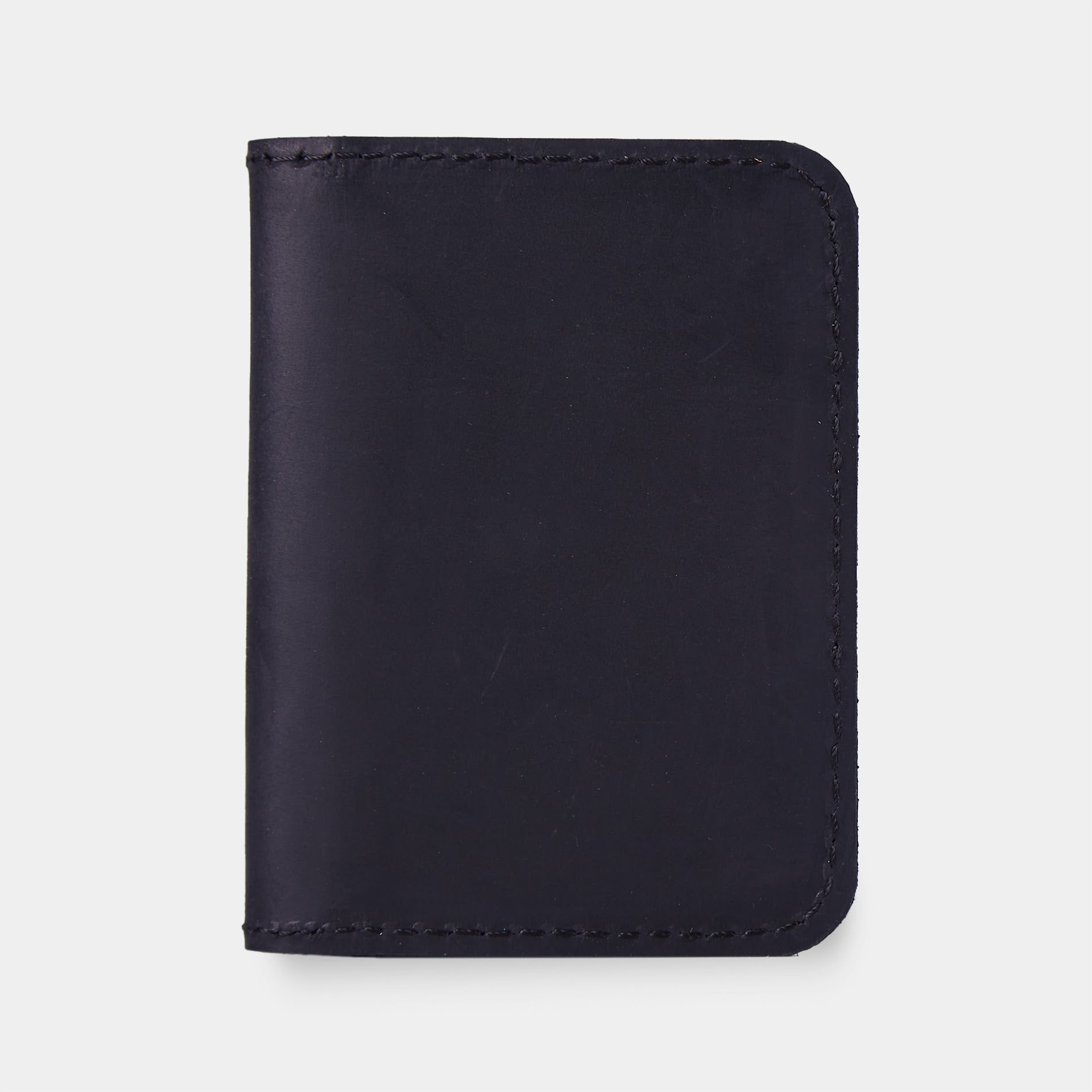 Leather holder for ID card and driver's license