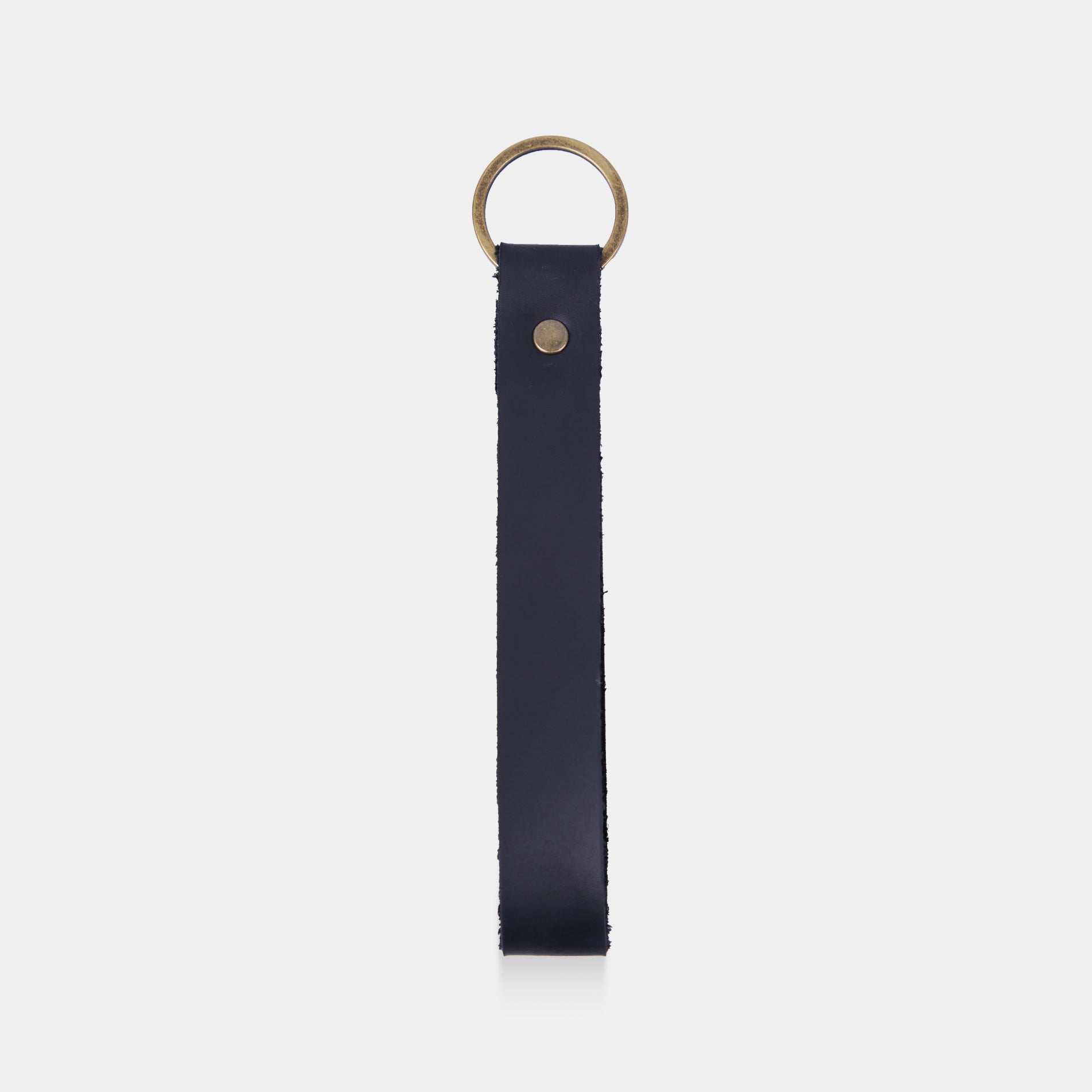 Minimalist Leather Keychain