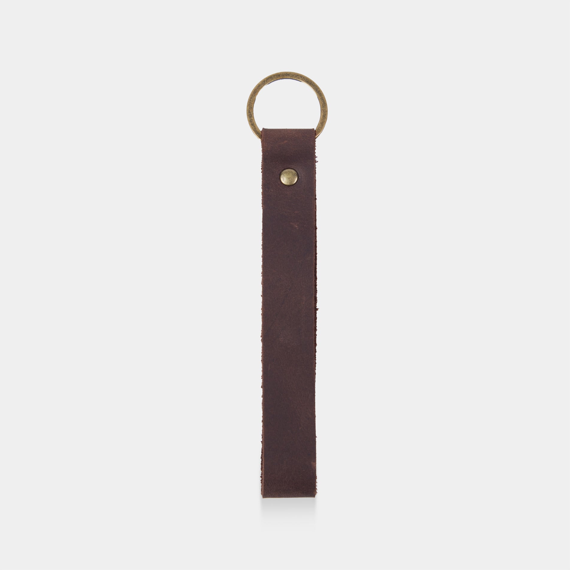 Minimalist Leather Keychain