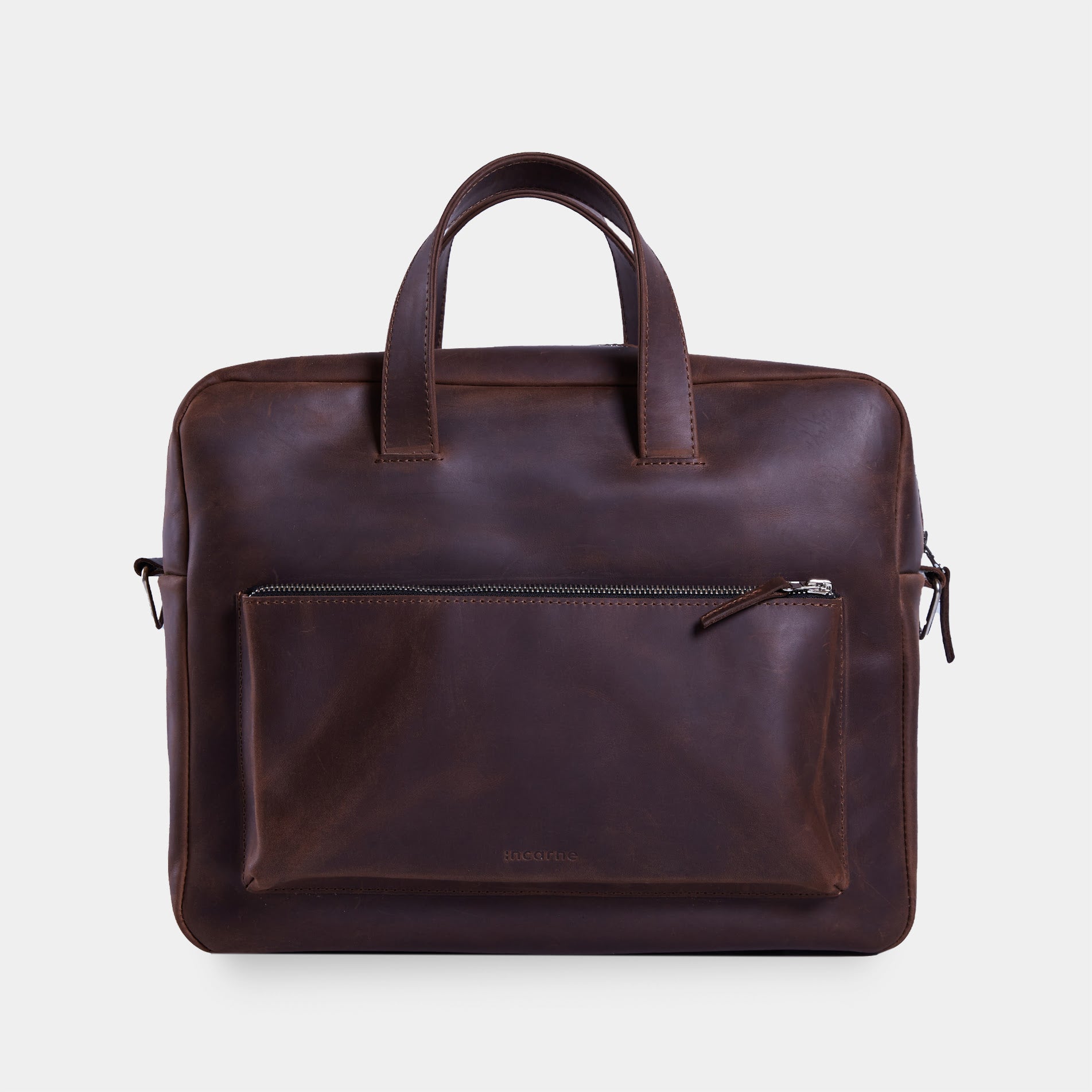 New Traveller Bolso de viaje y diario grande de piel