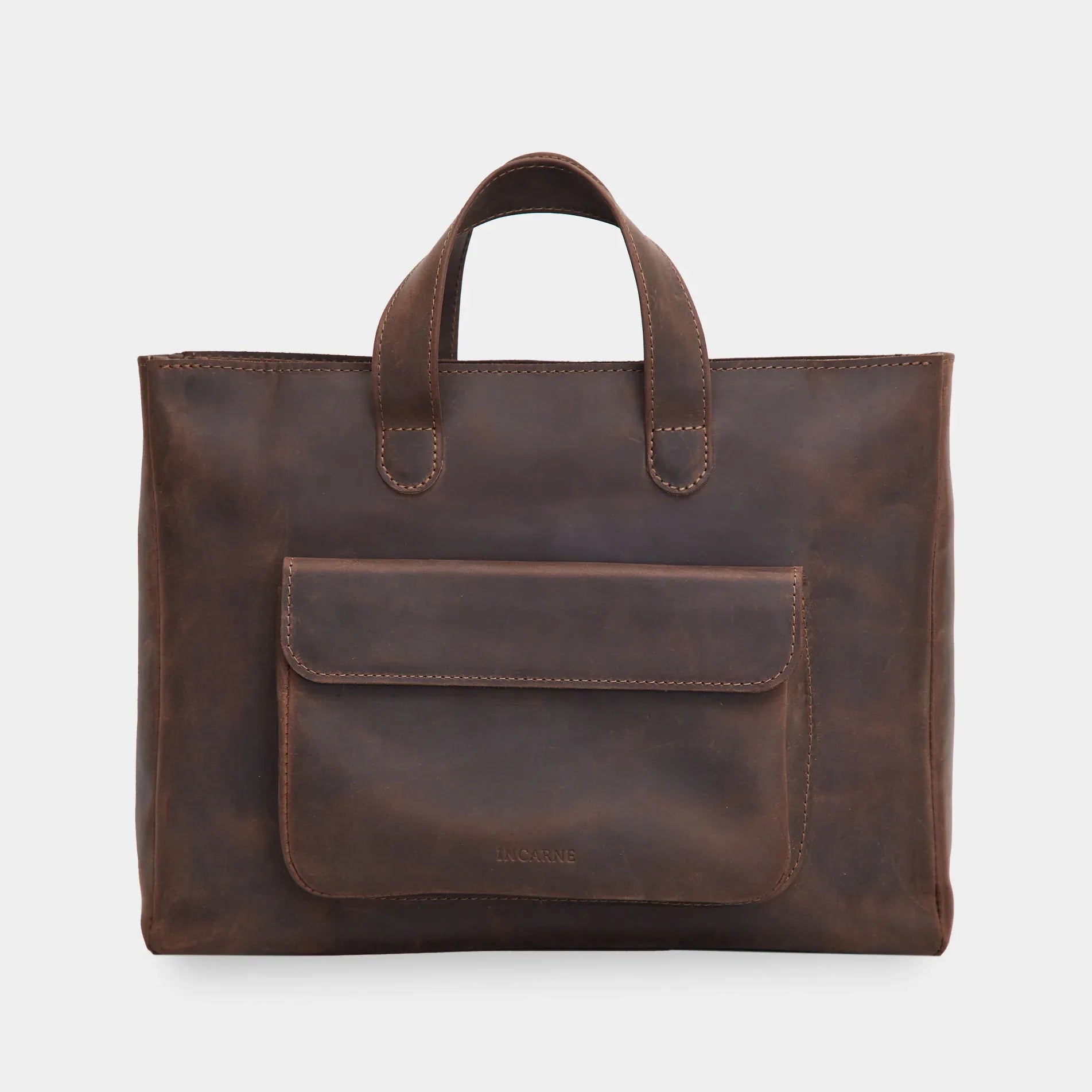 Leather Laptop Convertible Bag Voyager - INCARNE® Global