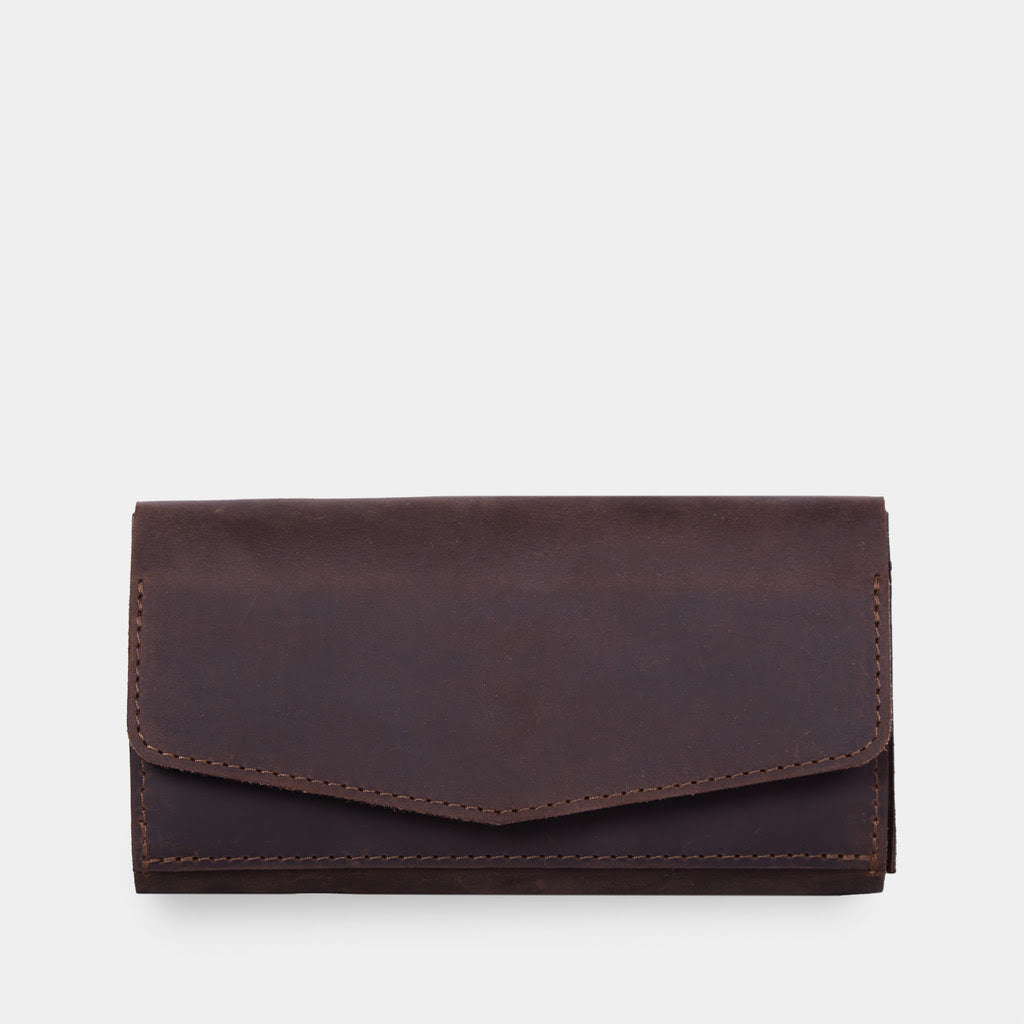 Simple Capacious Leather Wallet