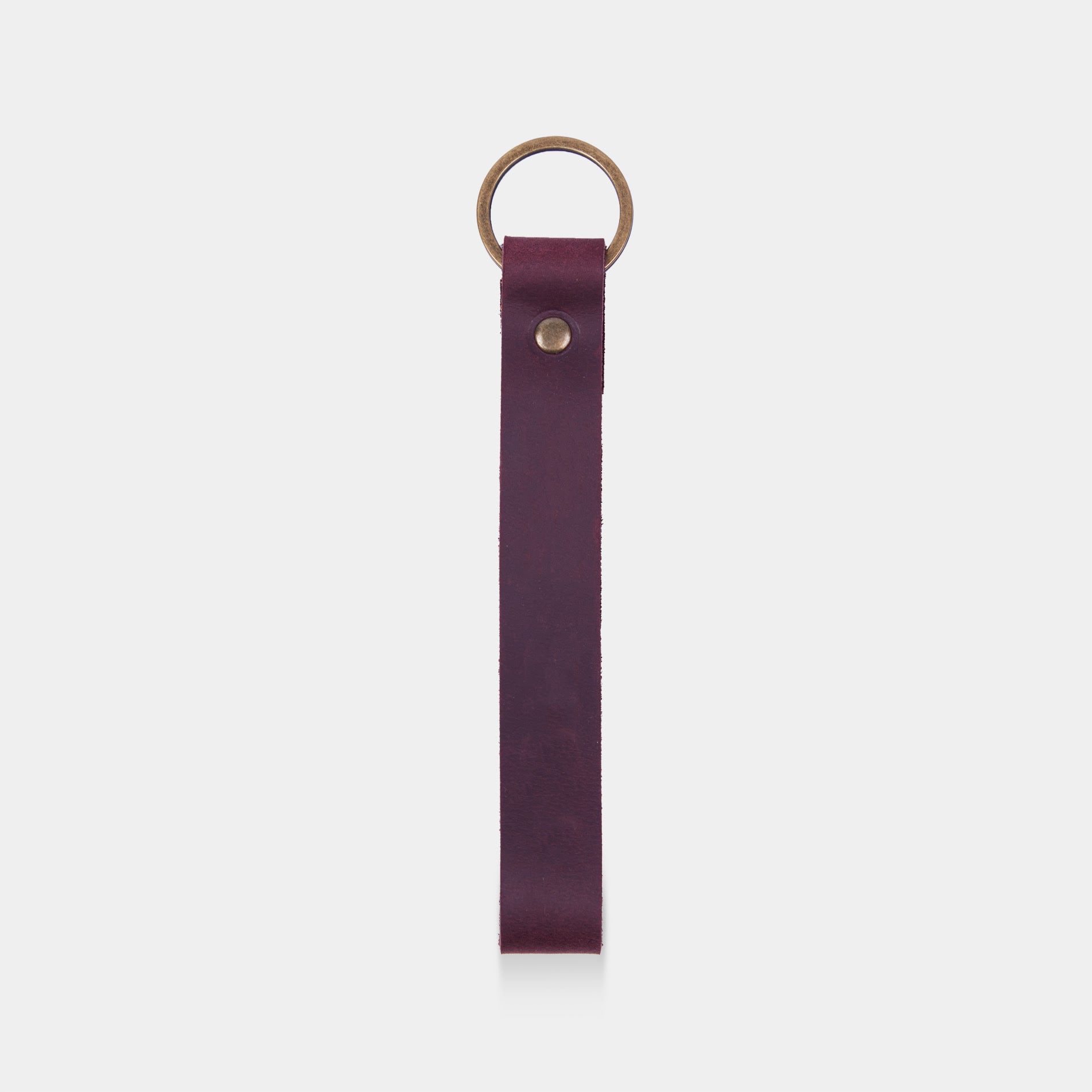 Minimalist Leather Keychain