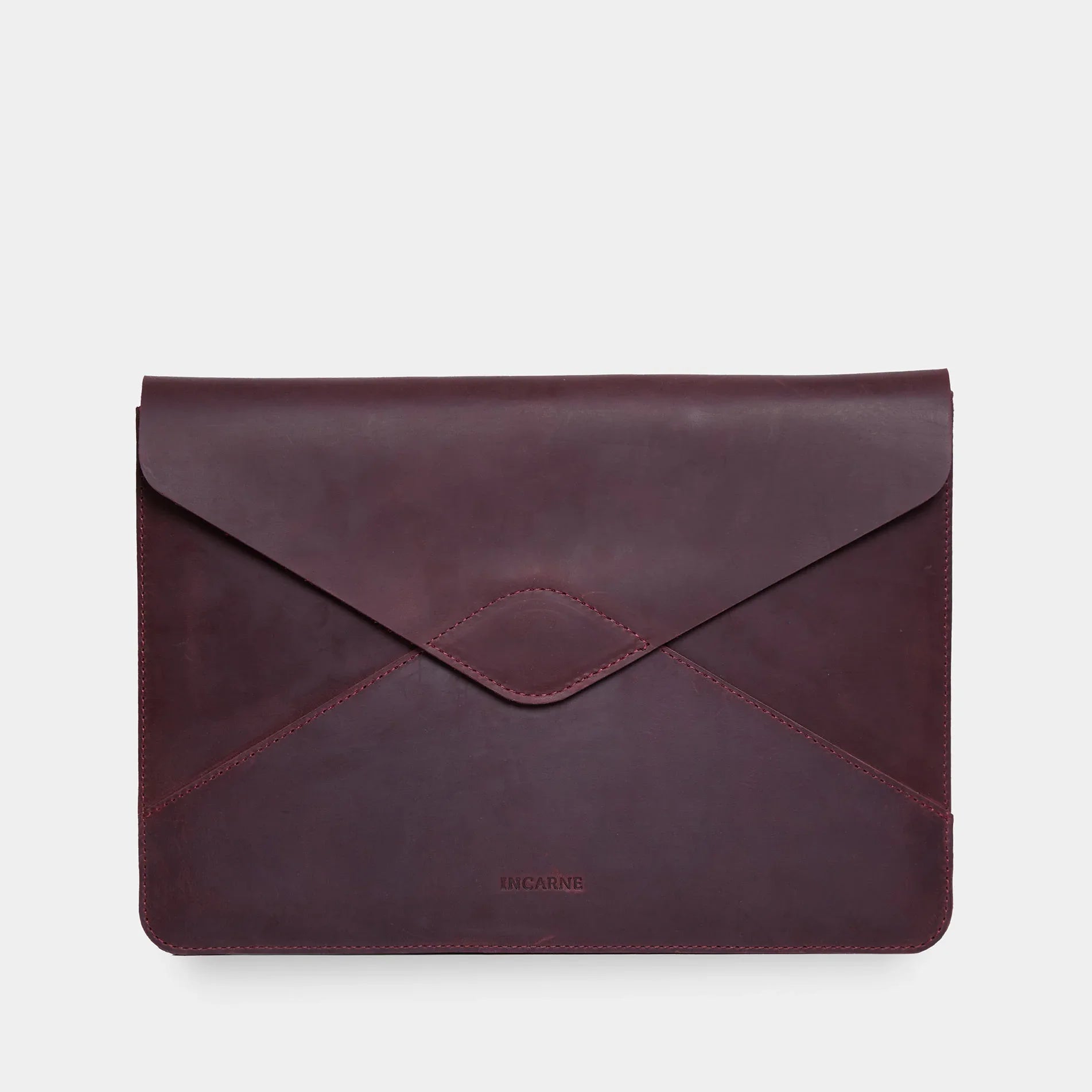 Message Laptop Sleeve, Burgundy (vintage) - INCARNE® Global