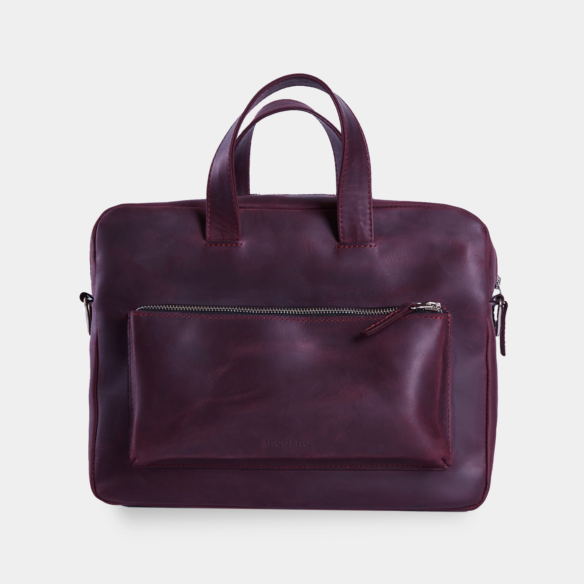 New Traveller Bolso de viaje y diario grande de piel