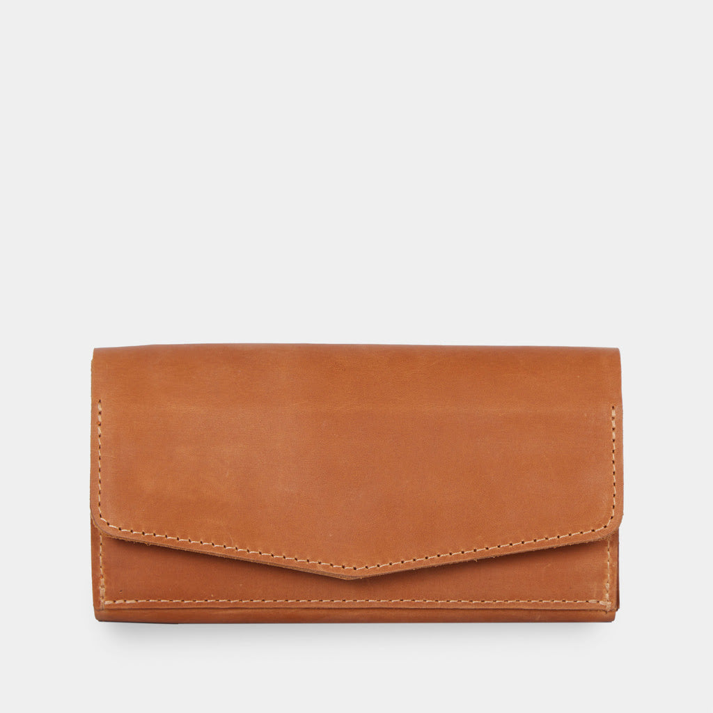 Simple Capacious Leather Wallet