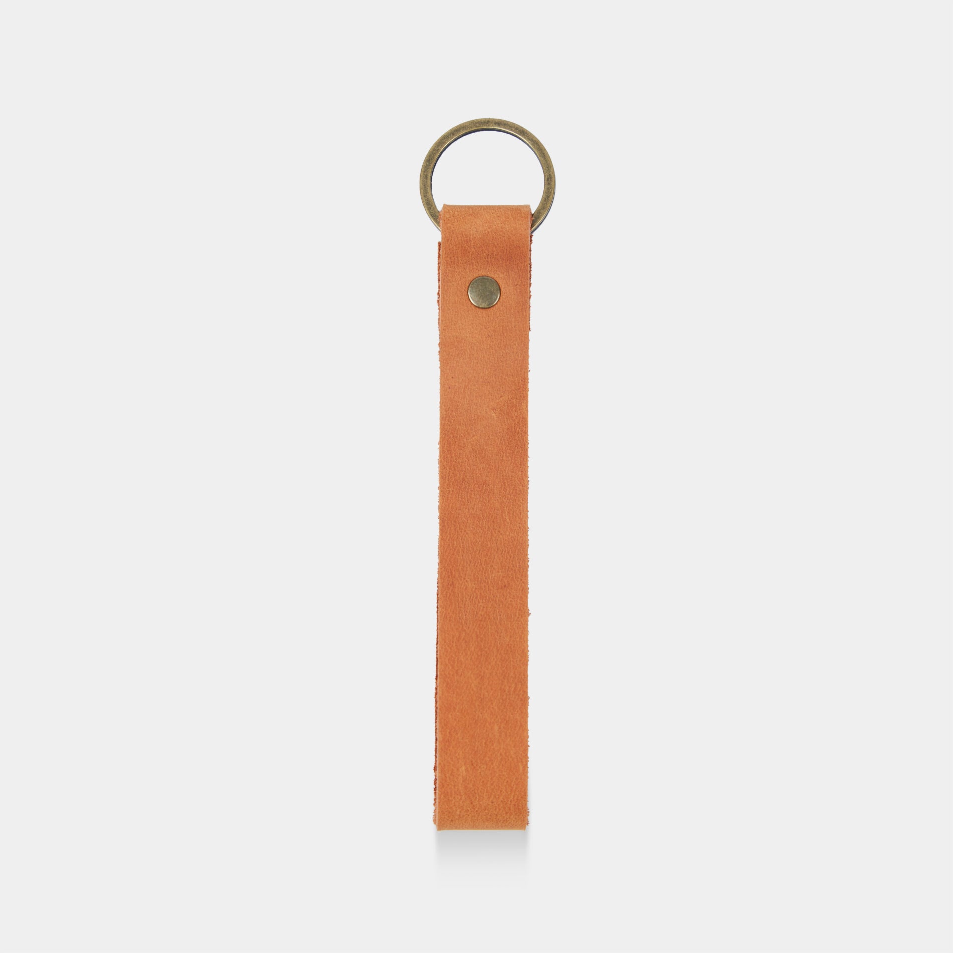 Minimalist Leather Keychain