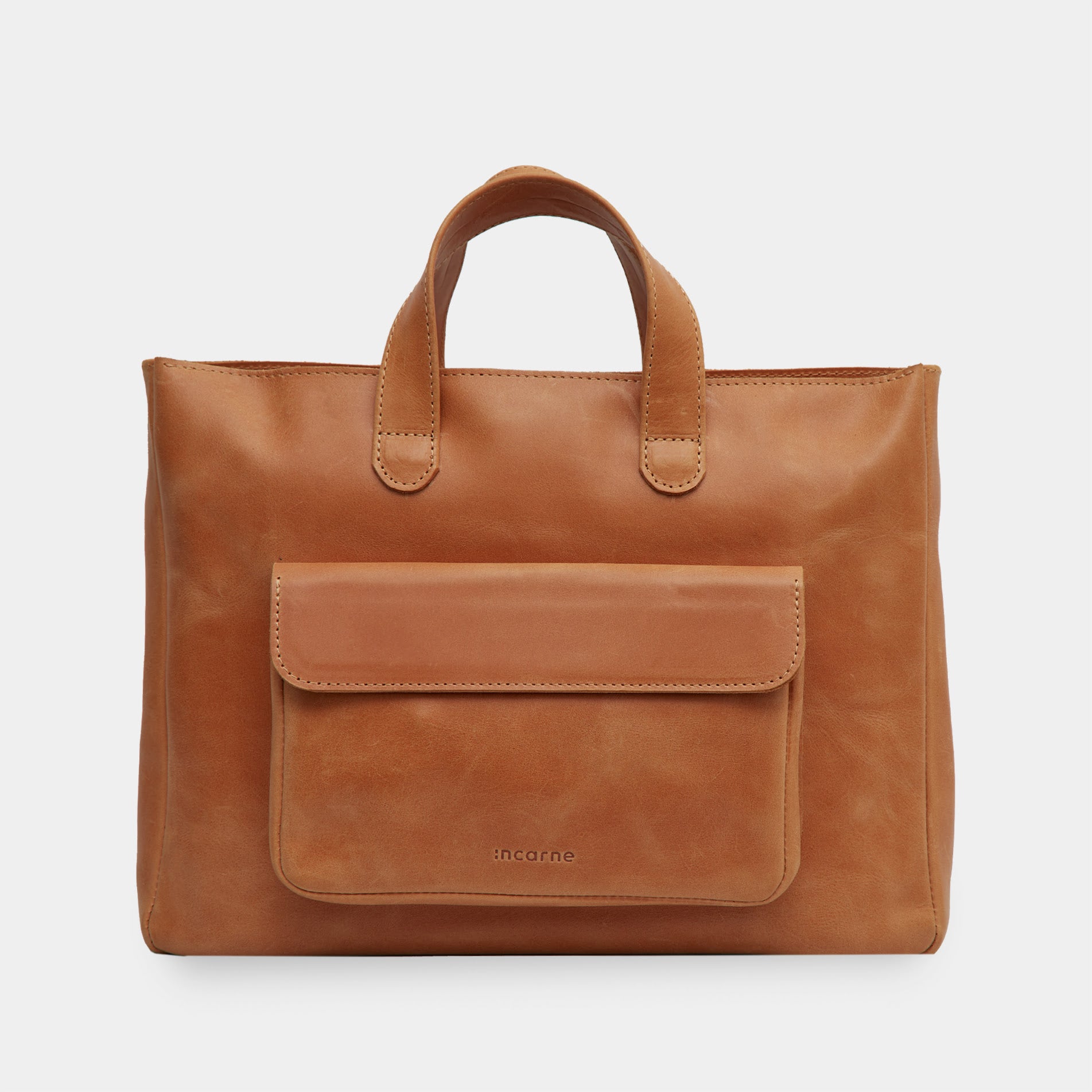 Laptop-Umwandeltasche aus Leder Voyager