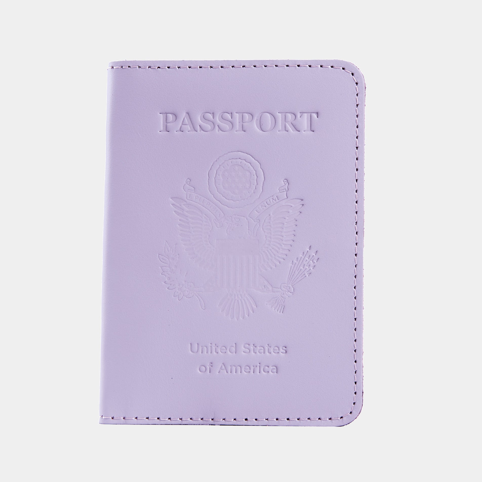 Étui pour passeport avec le grand sceau des États-Unis en cuir classique