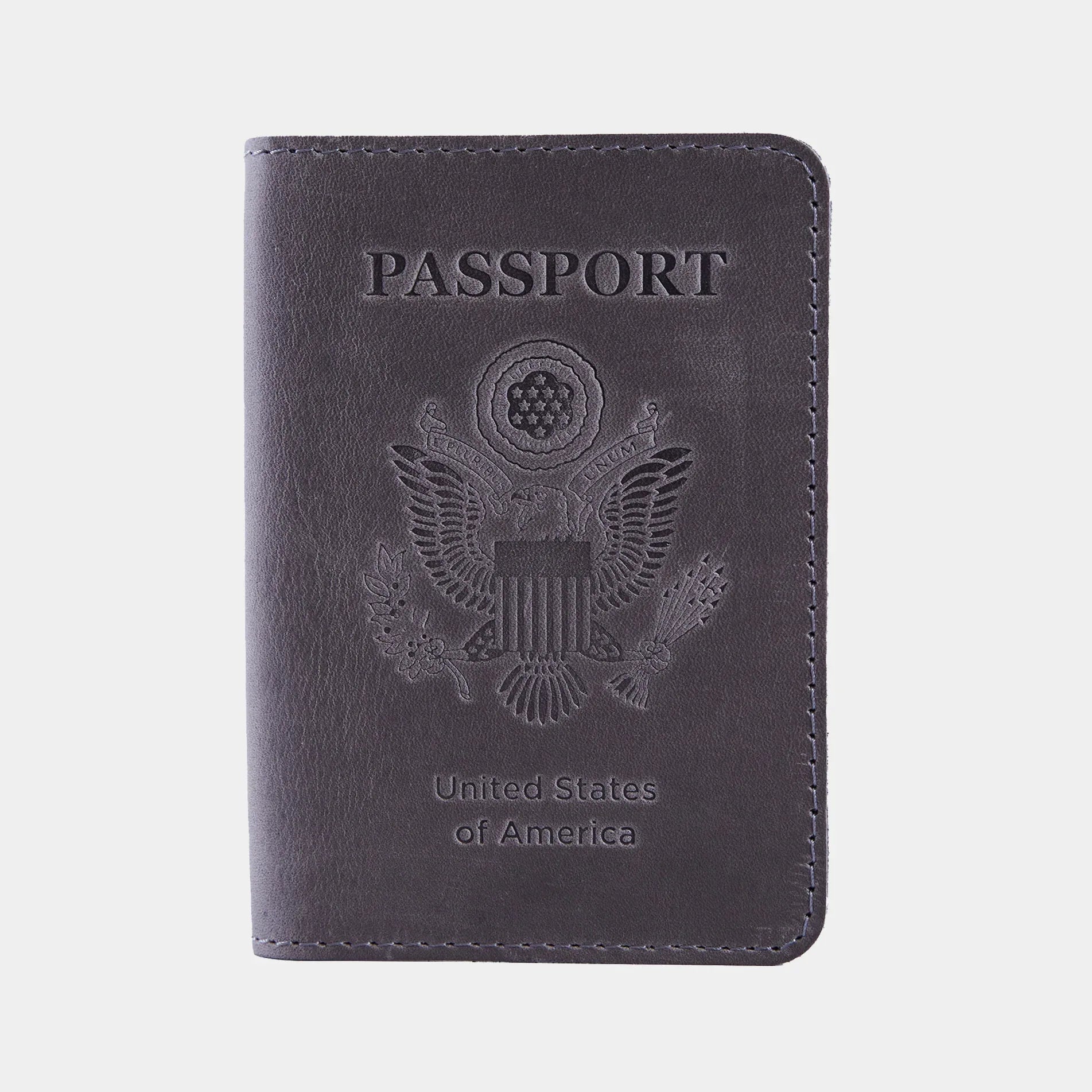 Passport Cover with the Great Seal of the United States Made from Vintage Leather - INCARNE® Global