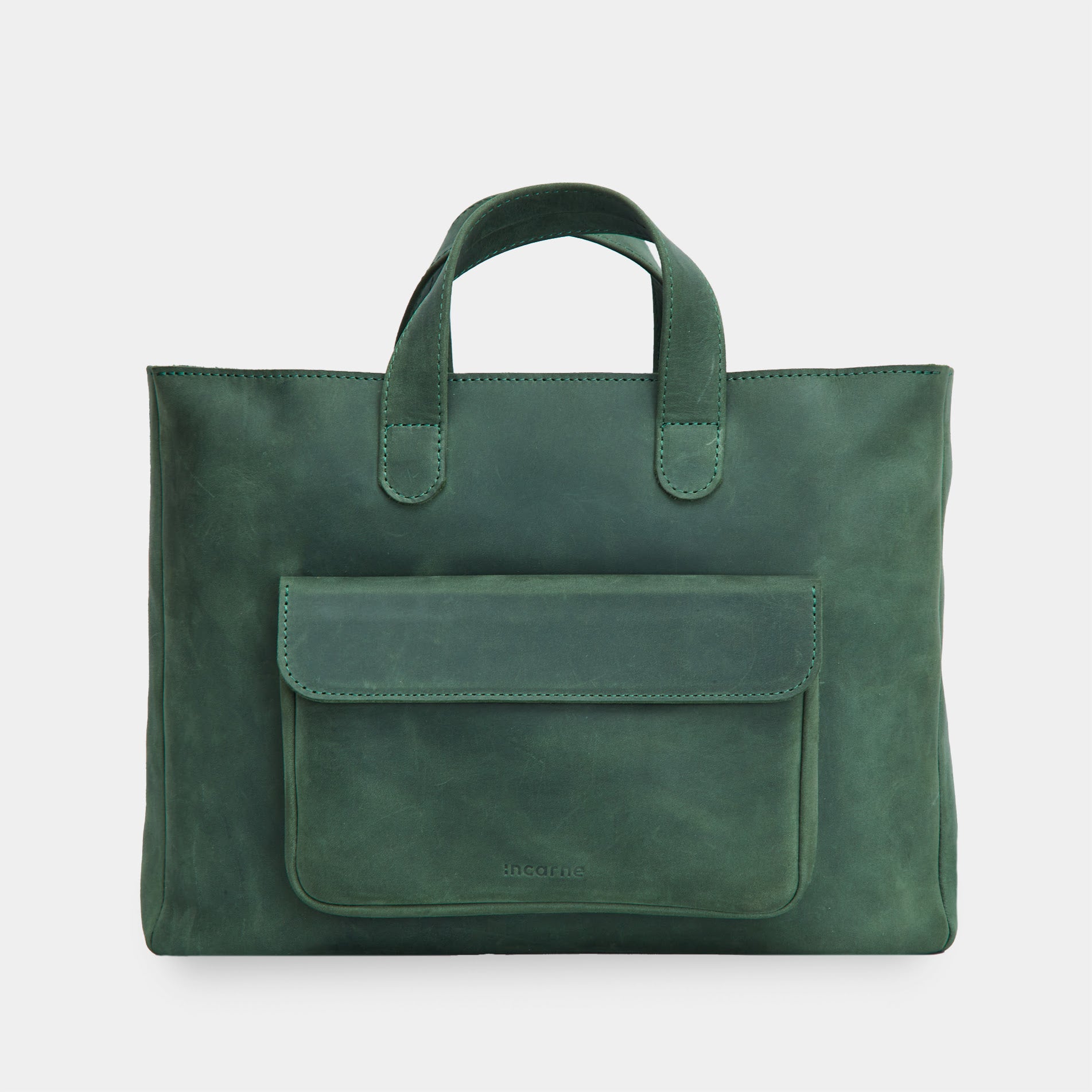 Laptop-Umwandeltasche aus Leder Voyager