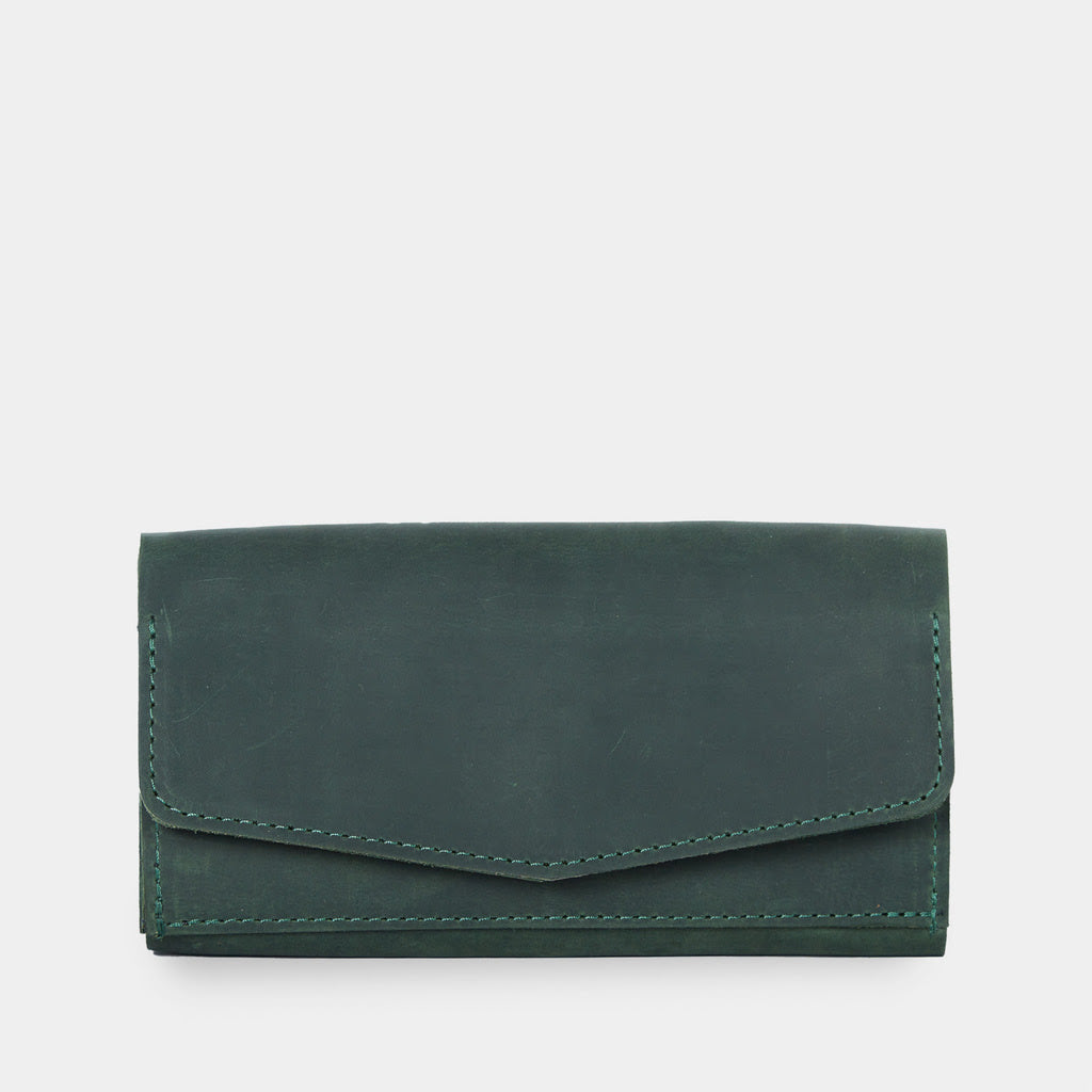 Simple Capacious Leather Wallet