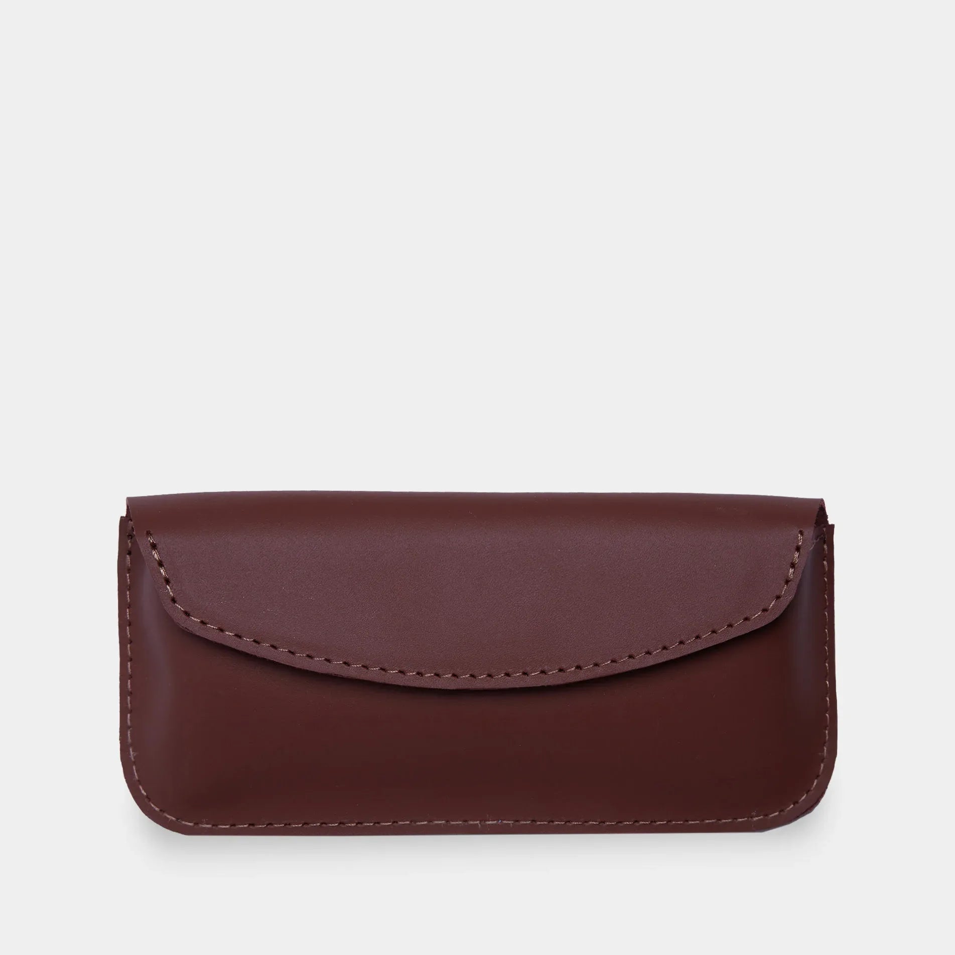 Ellet classic leather eyeglass case - INCARNE® Global