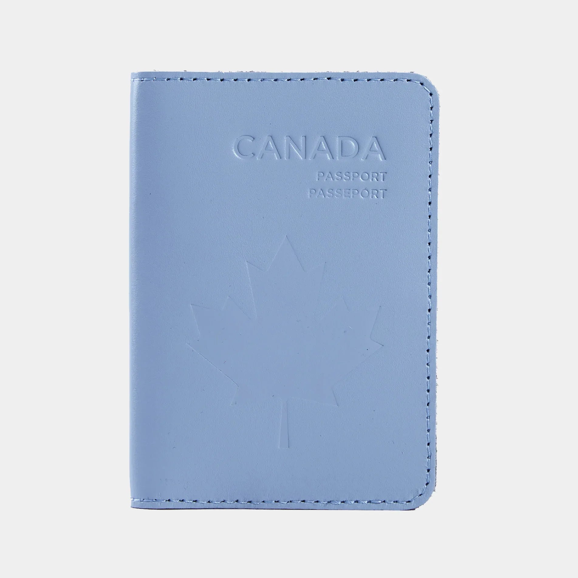 Passport Cover with the national symbol of Canada Made from Classic Leather - INCARNE® Global